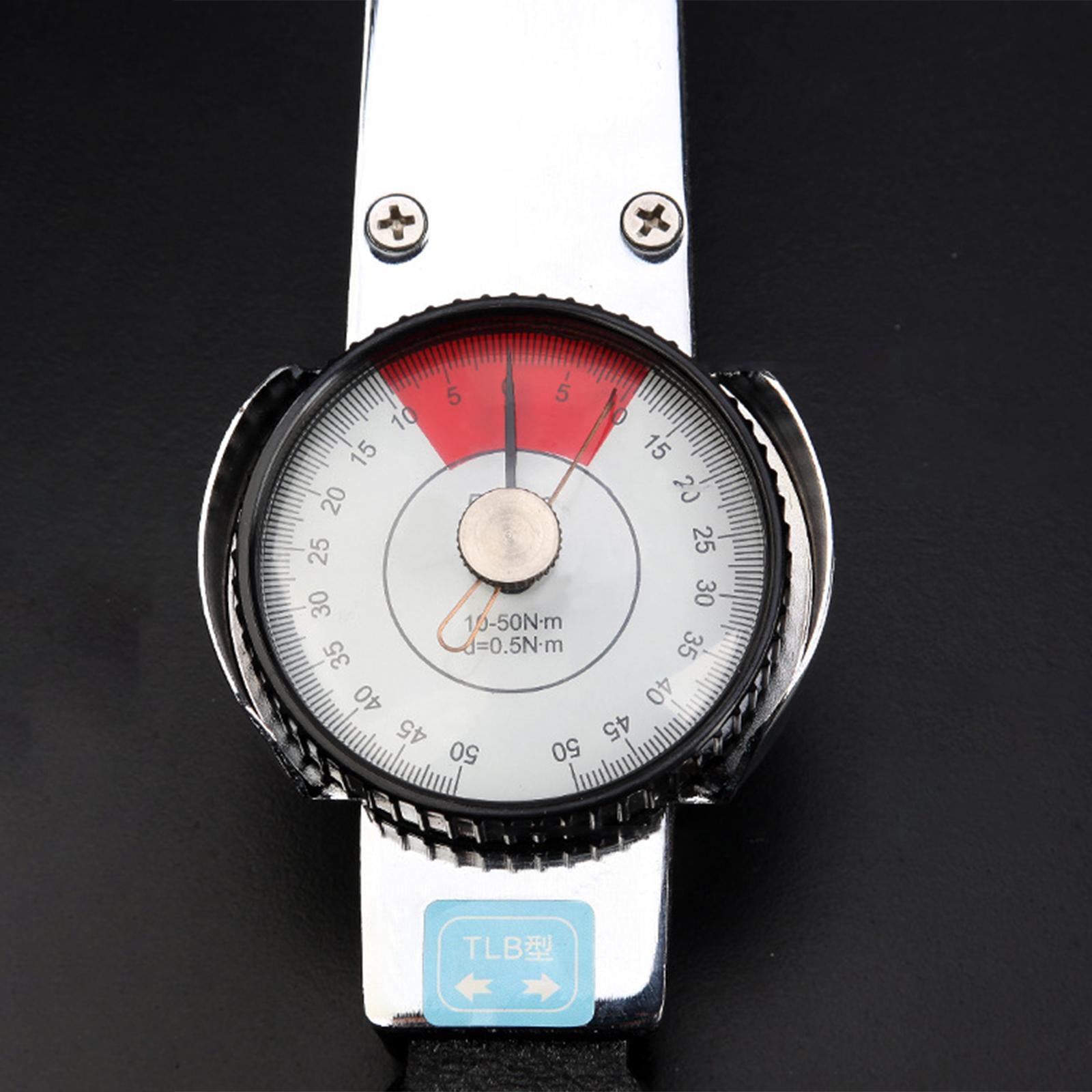 Professional Dial Torque Wrench 1/2-Inch 3/8-Inch for Nucleanr Automotive 0-50Nm