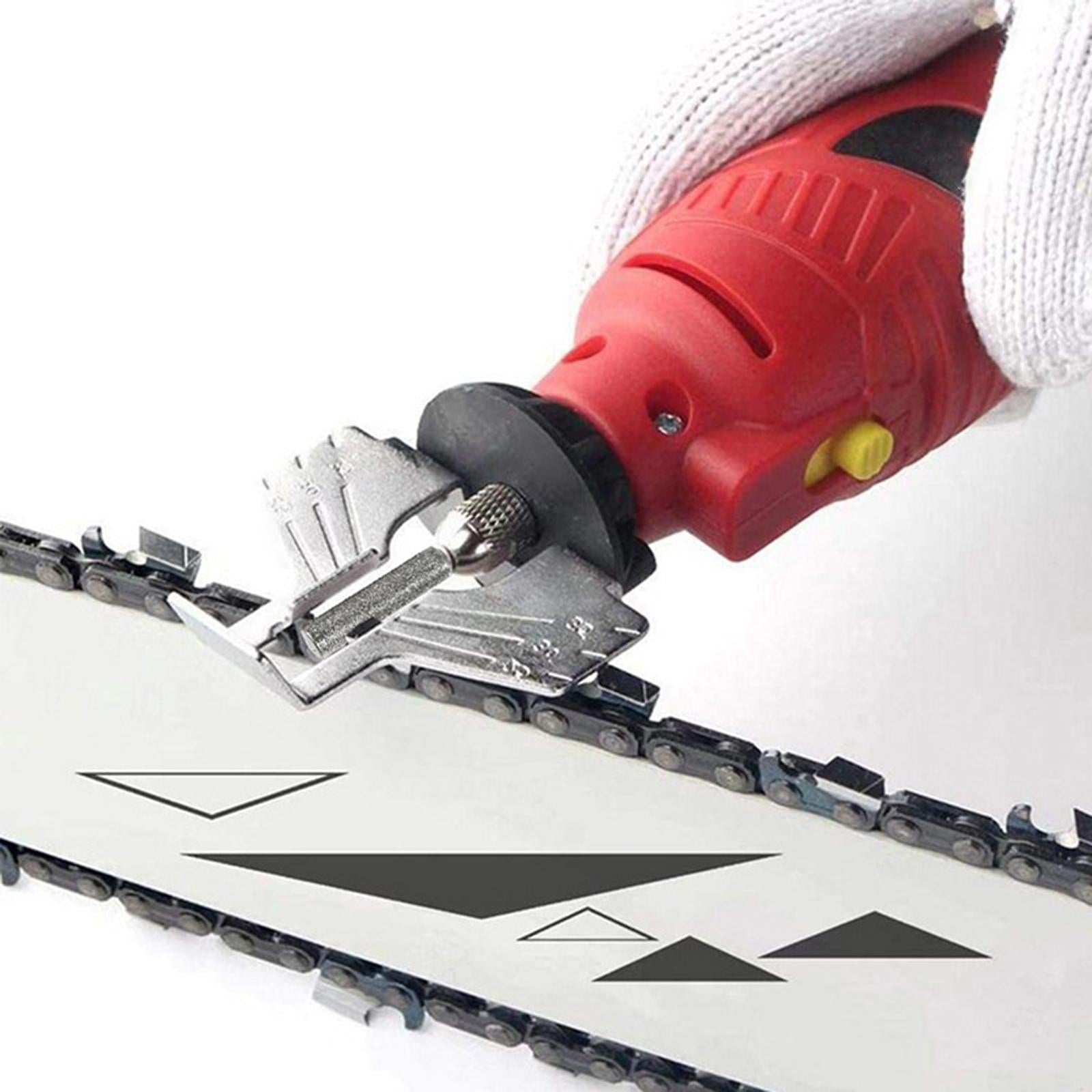 12Pcs Diamond Chainsaw Sharpener Bits Grinding Bits Burr Silver 4.8mm