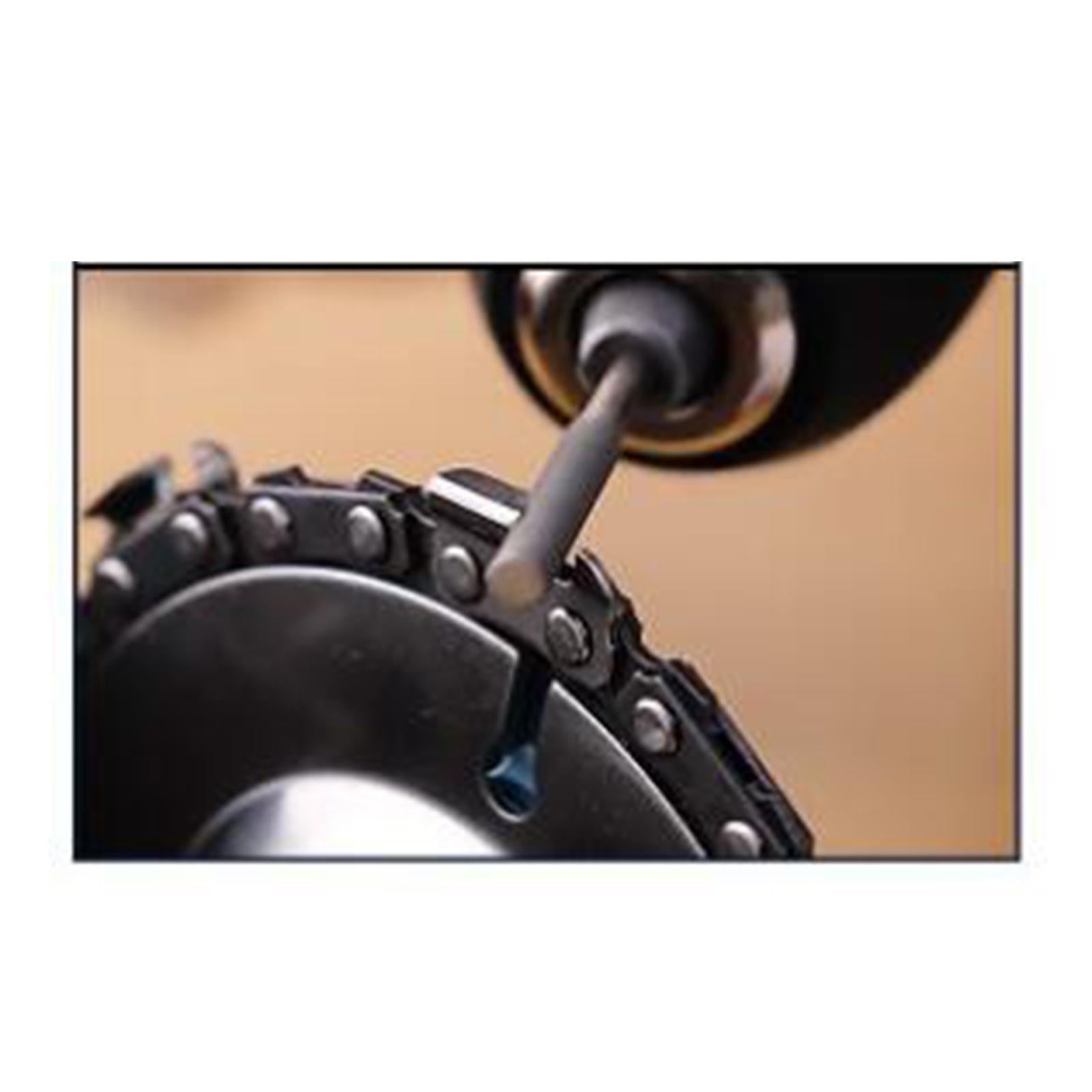 12Pcs Diamond Chainsaw Sharpener Bits Grinding Bits Burr Silver 4.8mm