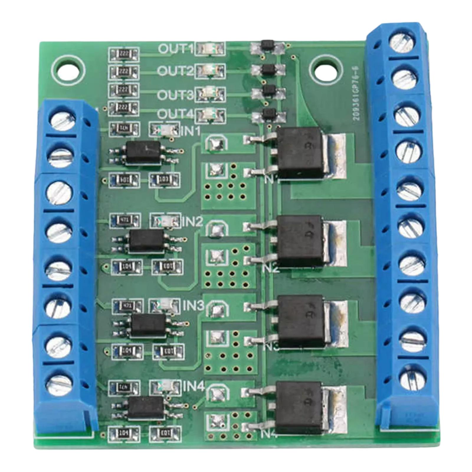 4 Channel PLC Amplifier Circuit Board Circuit Optocoupler Board Driver