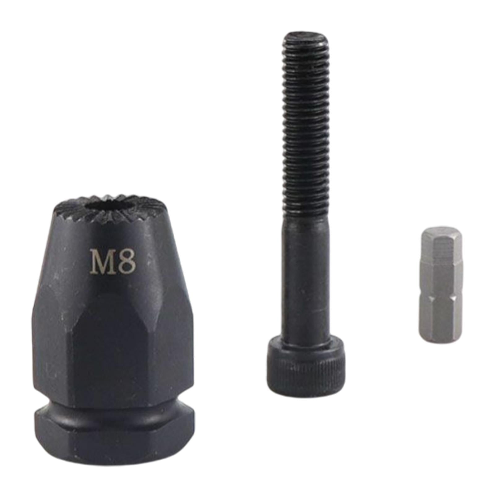 Electric Rivet Gun Adapter Converter M 3 to M 12 Nut Tool Kit M8