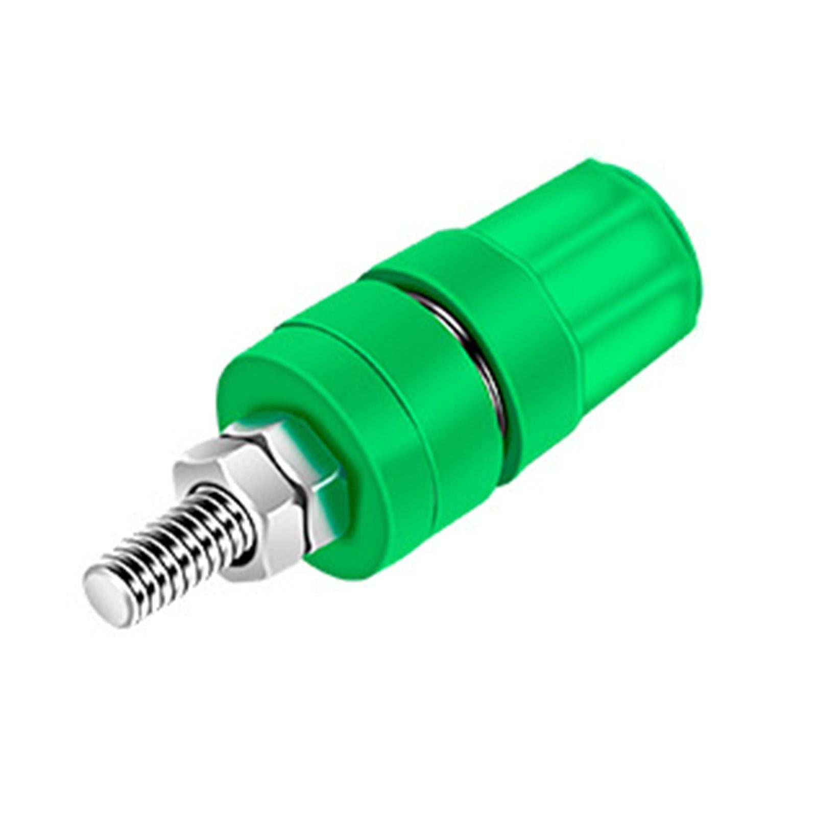 M4x36 Pure Copper Terminal Banana Socket 60V 24A for Home Audio Accessories Green