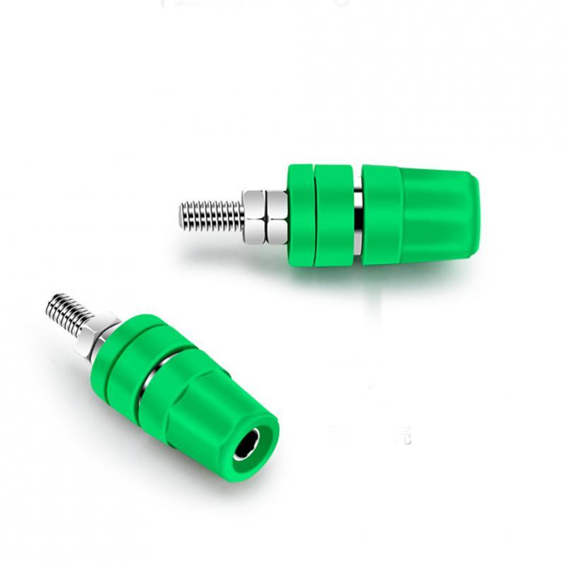 M4x36 Pure Copper Terminal Banana Socket 60V 24A for Home Audio Accessories Blue
