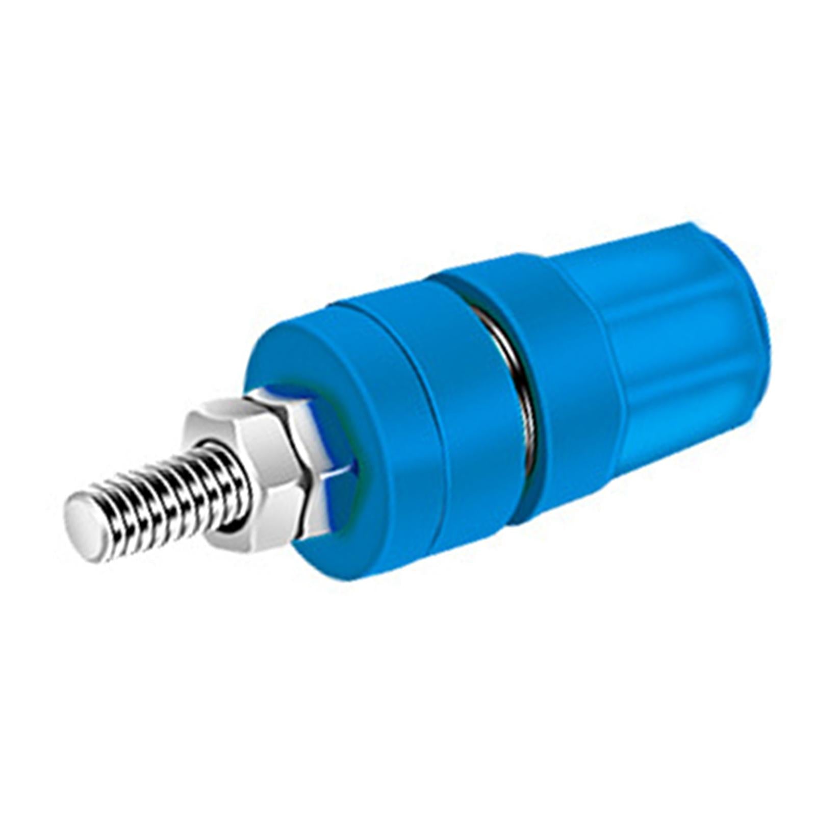 M4x36 Pure Copper Terminal Banana Socket 60V 24A for Home Audio Accessories Blue
