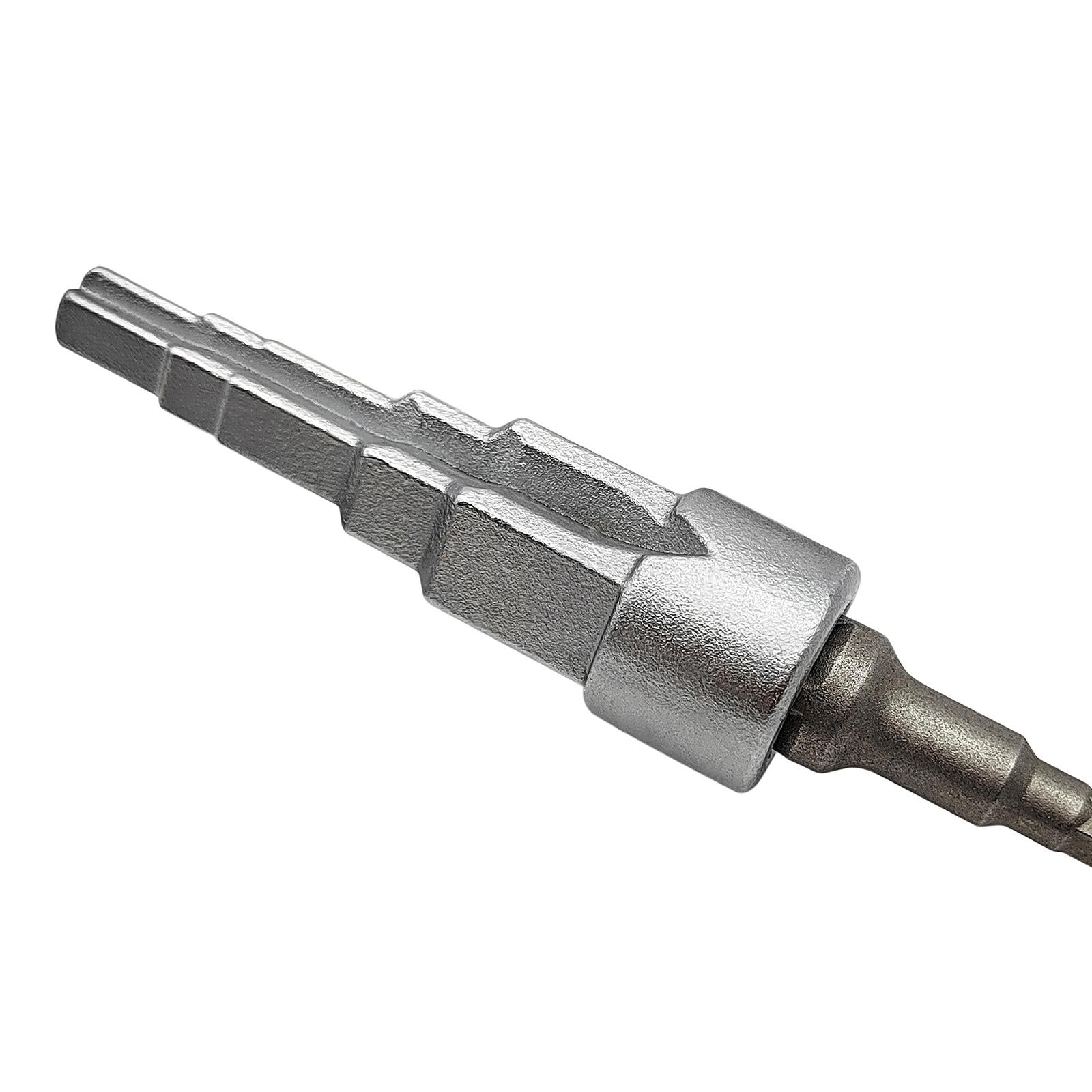 Radiator 5 Step Spud Wrench 1/2 Drive Valves Lugs Nipples Tank Connections"