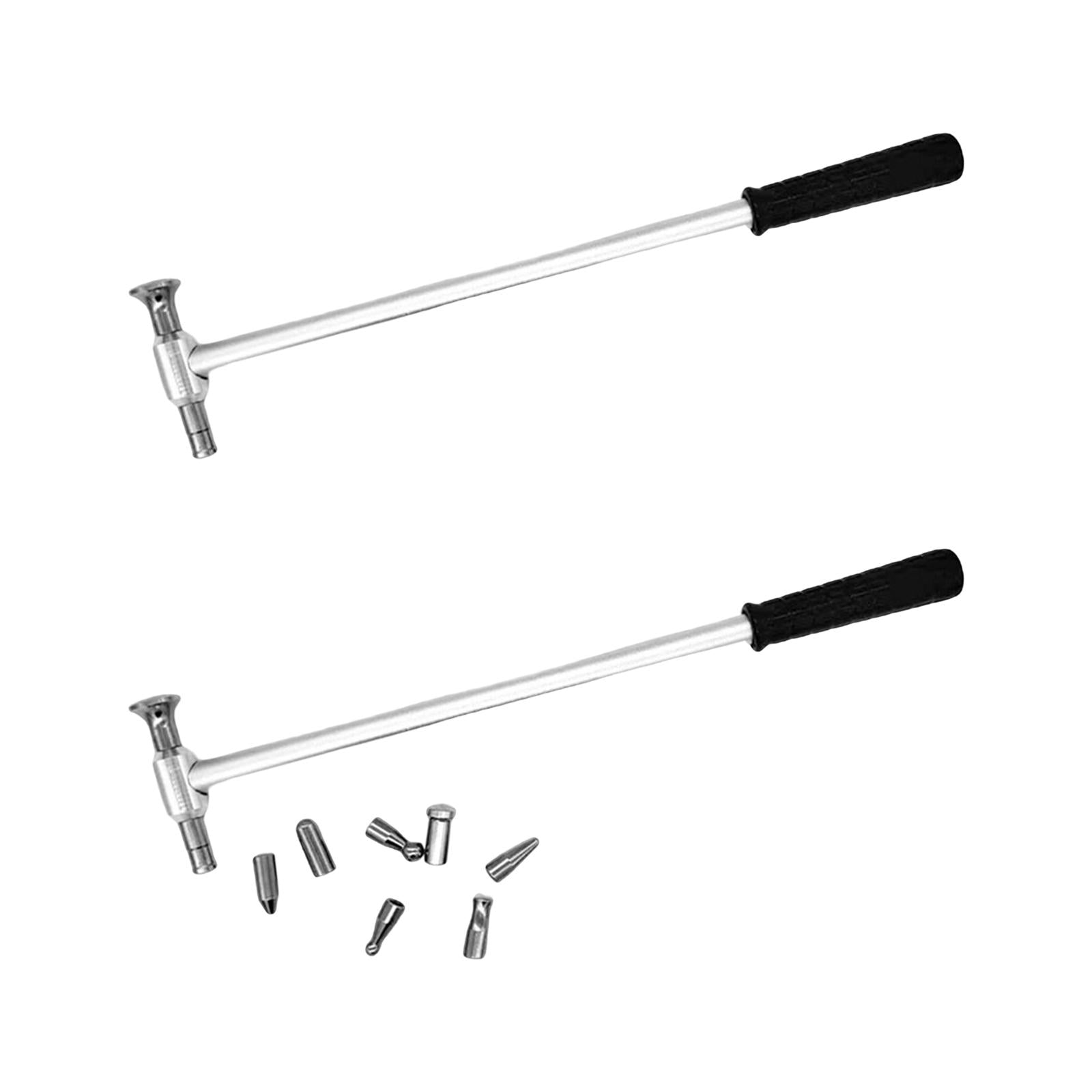 Percussion Car Body Dent Repair Tool 7Pcs Heavy Duty for Car Metal Plate Hammer