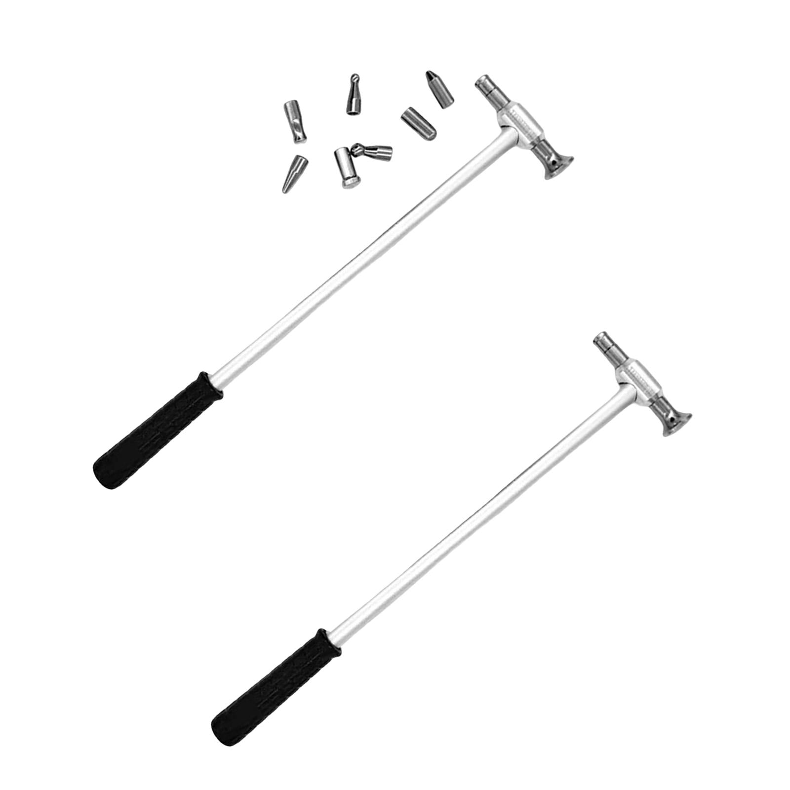 Percussion Car Body Dent Repair Tool 7Pcs Heavy Duty for Car Metal Plate Hammer
