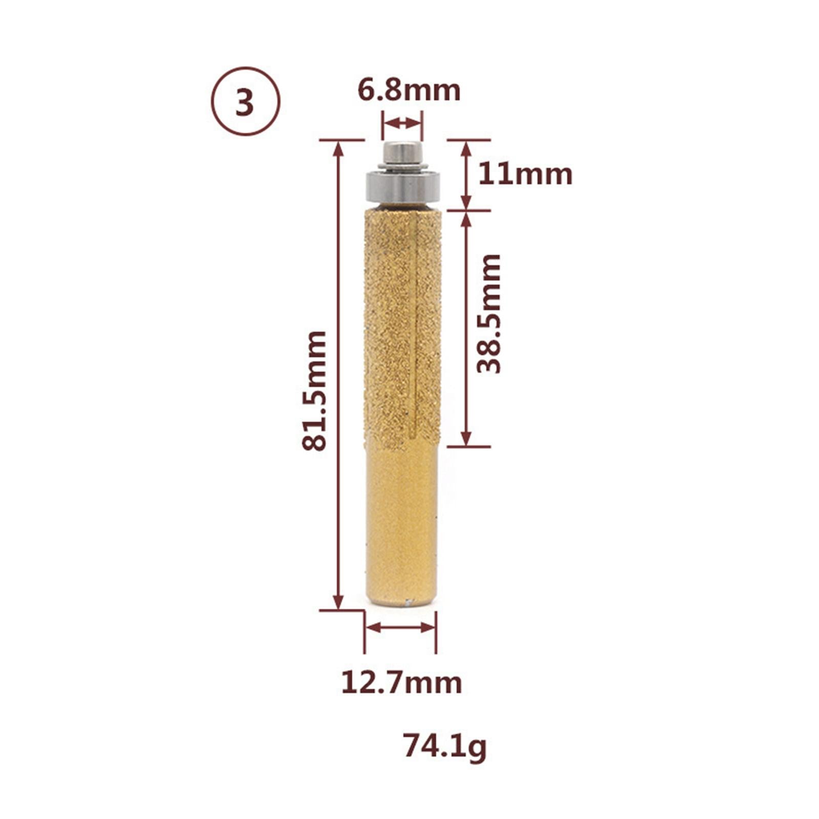 1Piece Diamond Trimming Milling Cutter Drilling Durable for Woodworking C