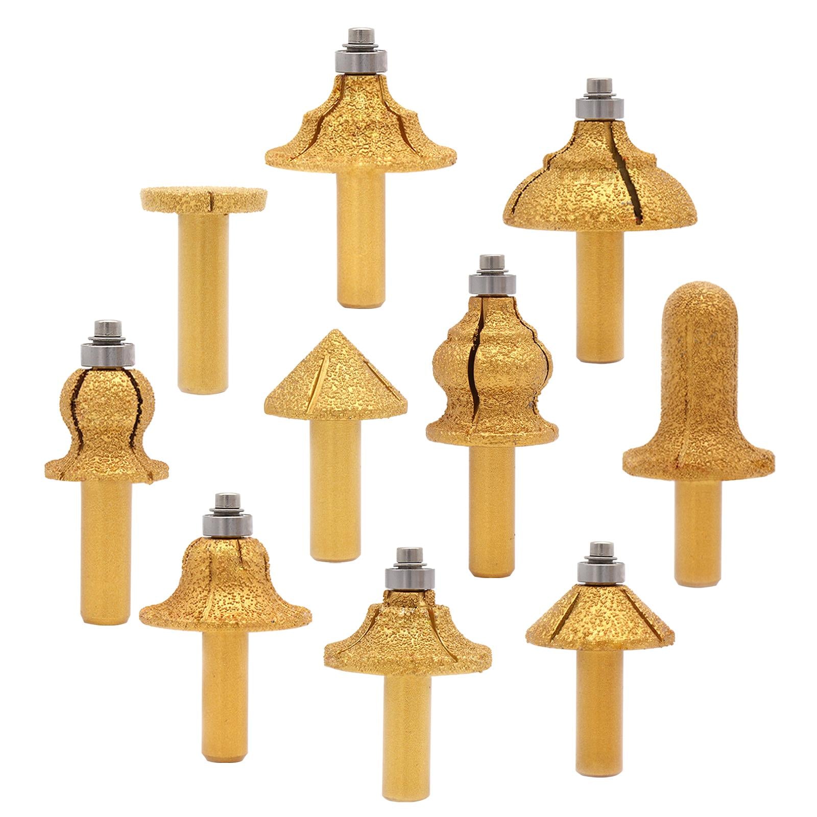 Diamond Rounding Cutter Router Bits Stone Trimming Milling Cutter 11