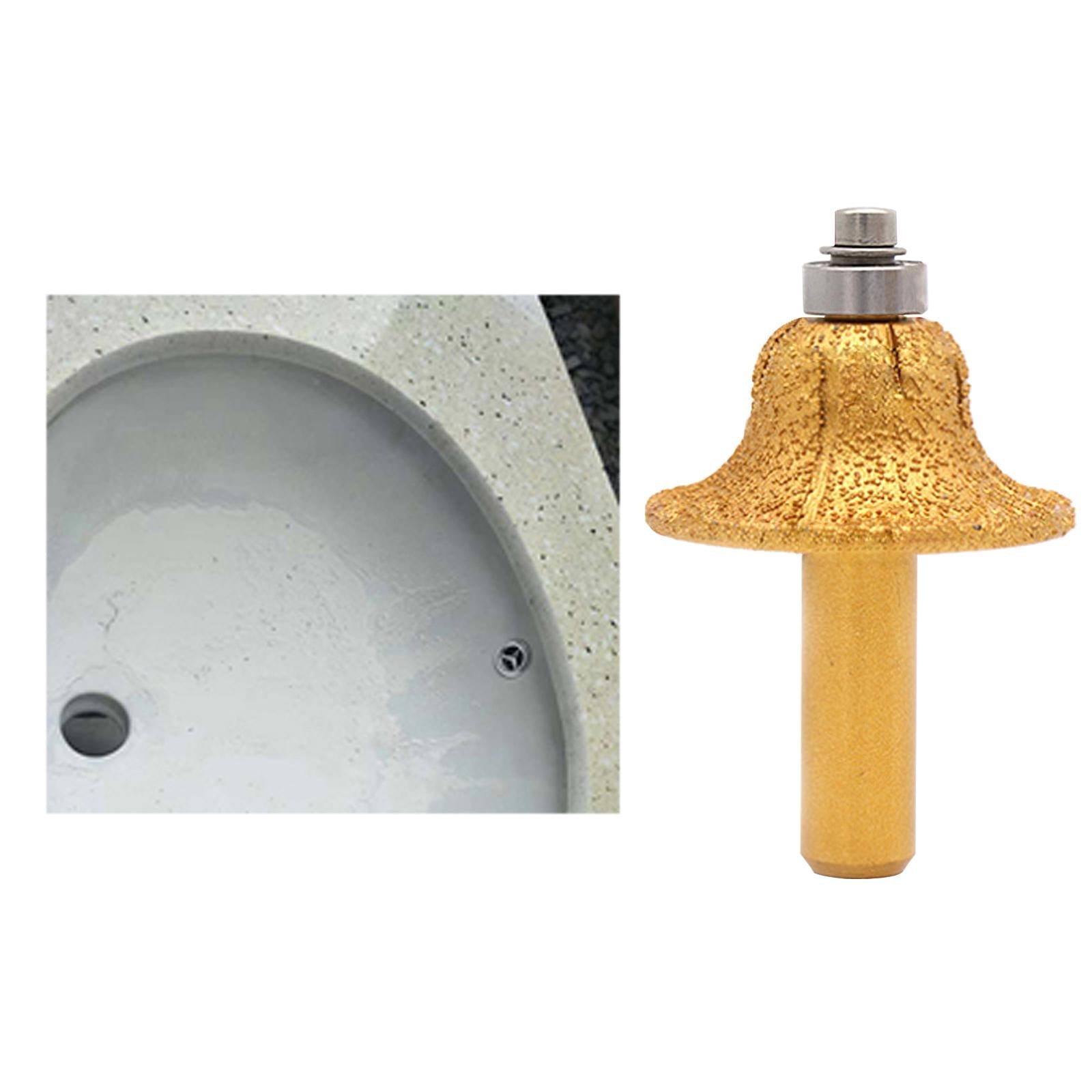 Diamond Rounding Cutter Router Bits Stone Trimming Milling Cutter 15