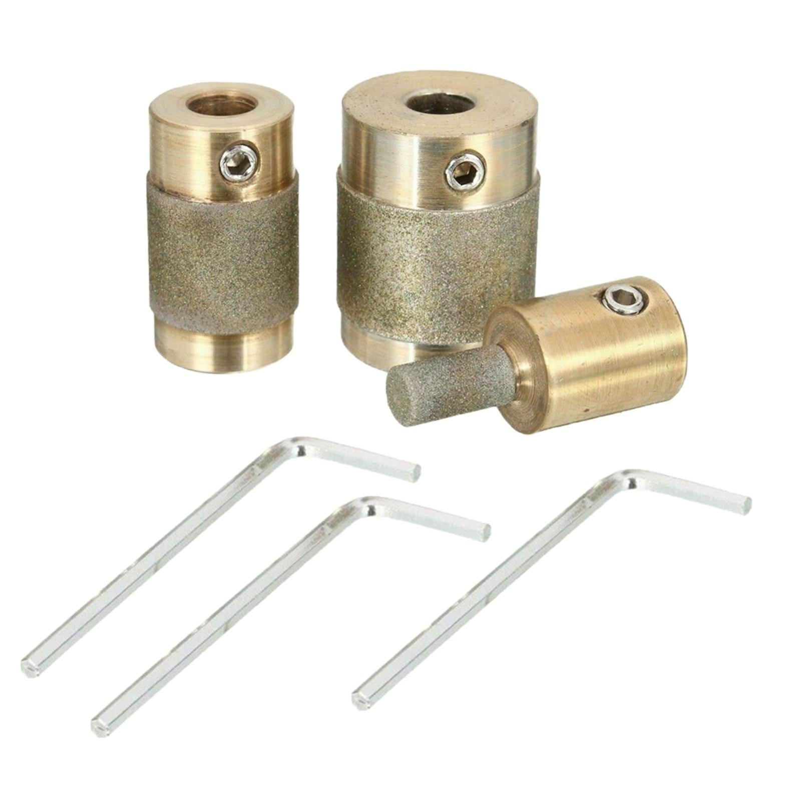 Stained Glass Diamond Grinder Bit Grinding Wheel for Glass Grinder Set A