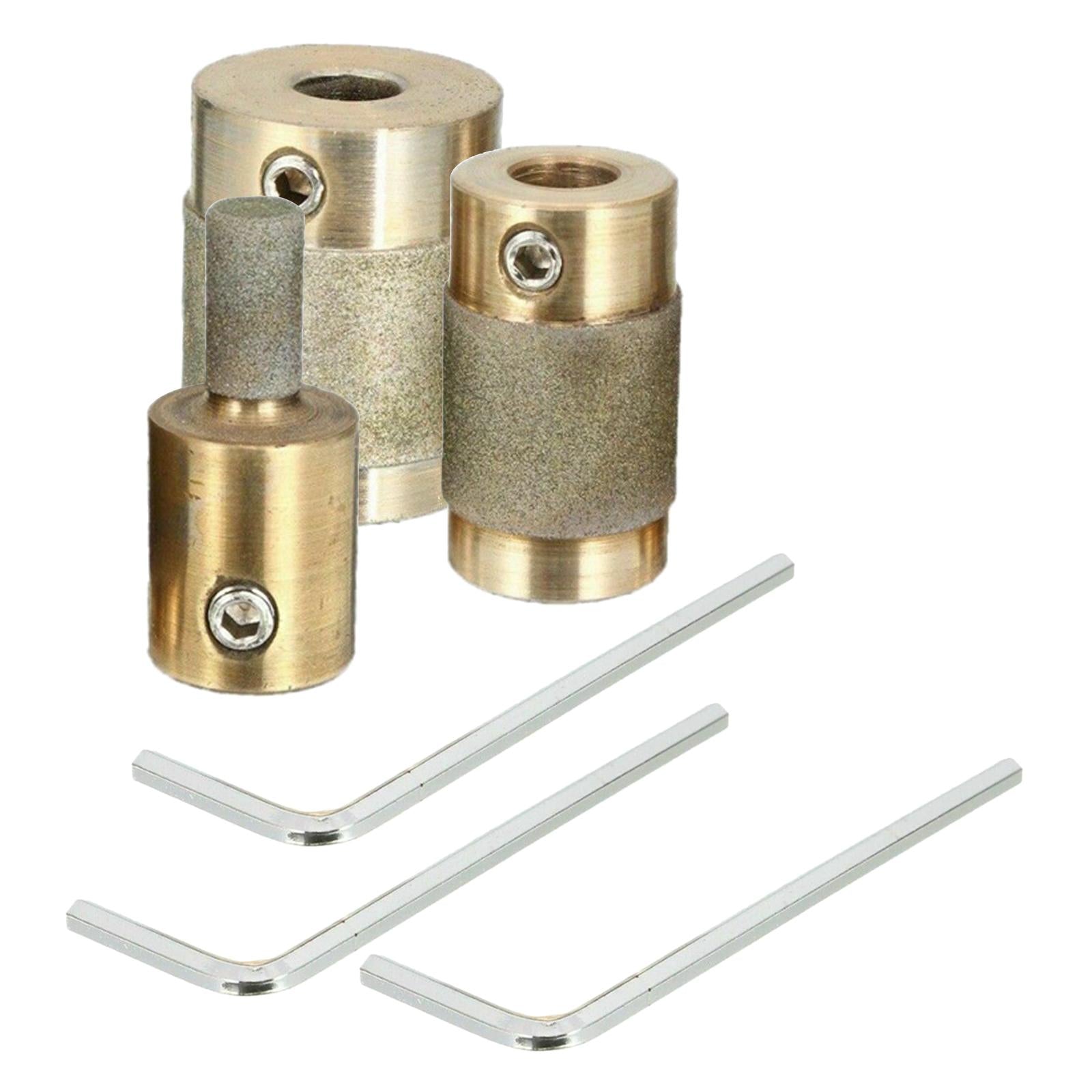 Stained Glass Diamond Grinder Bit Grinding Wheel for Glass Grinder Set A