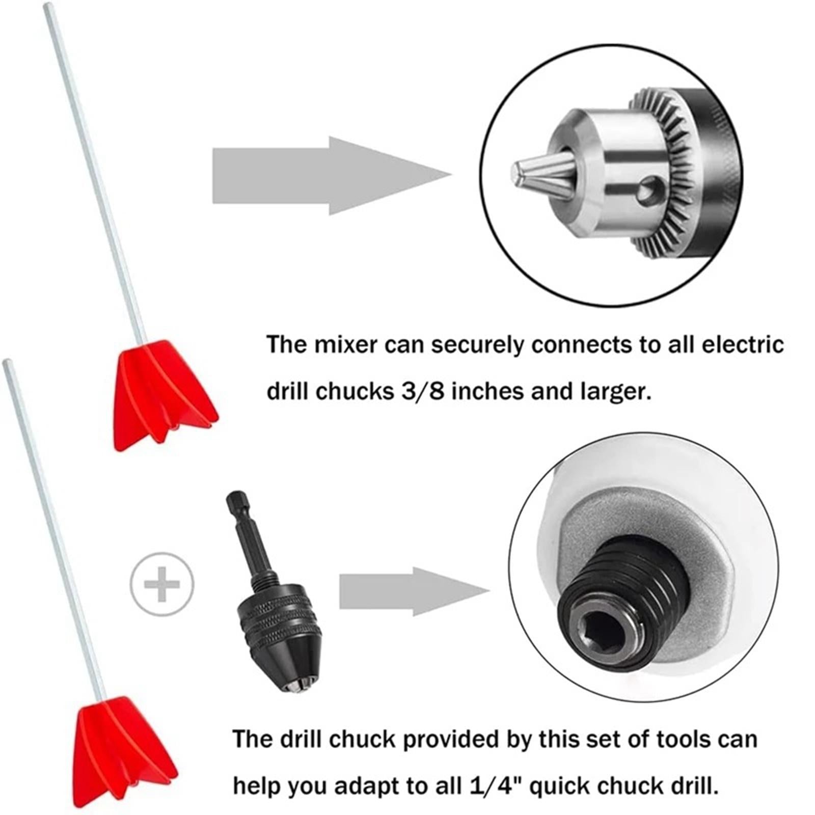 Potable Mixer Attachment Paint Mixer Power Drill Supplies Liquids Stirrer