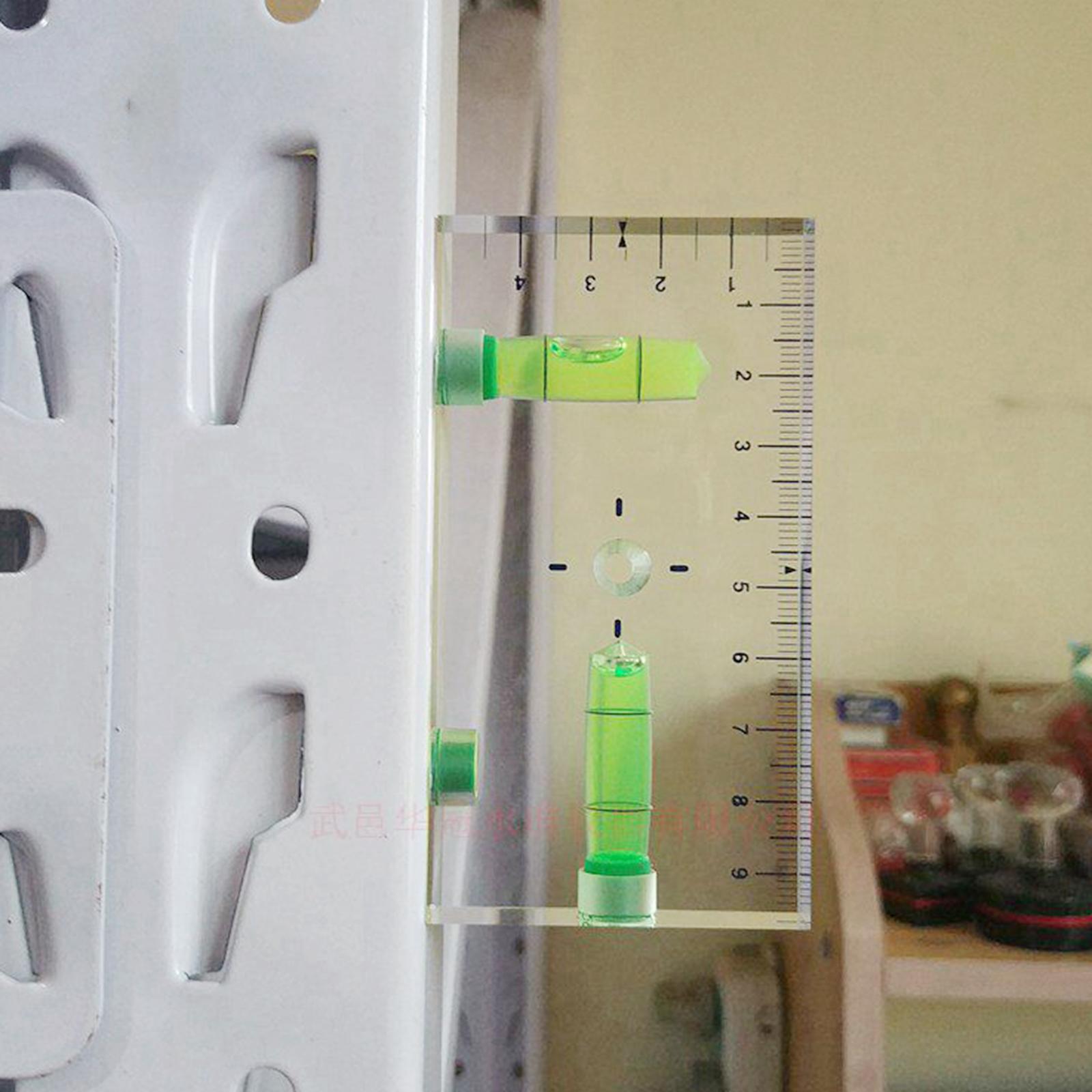 High Precision Spirit Level Magnetic High Bearing Ruler Lever 2 Bubbles