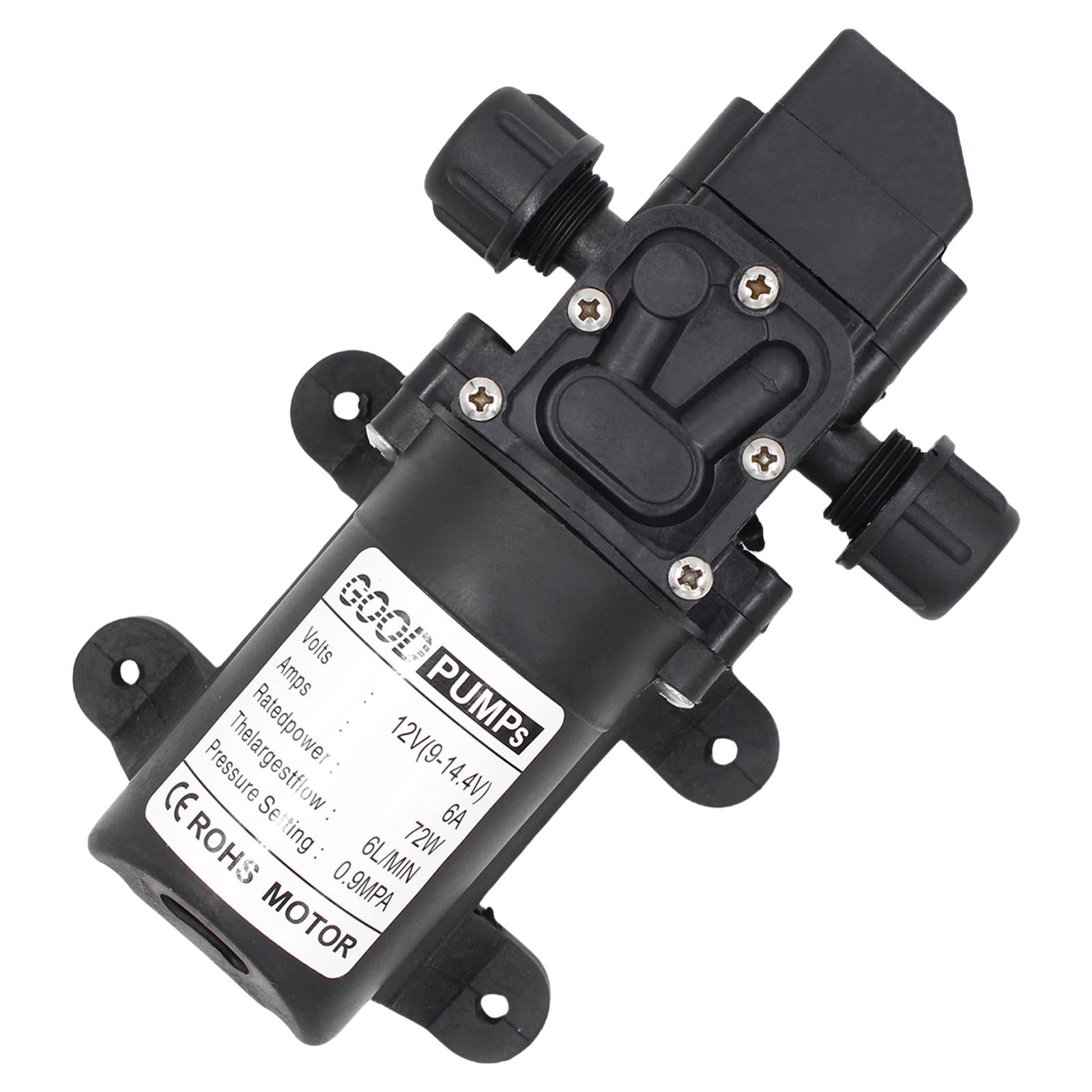 DC 12V Water Pump Self Priming Diaphragm Pressure Auto Switch Screw thread