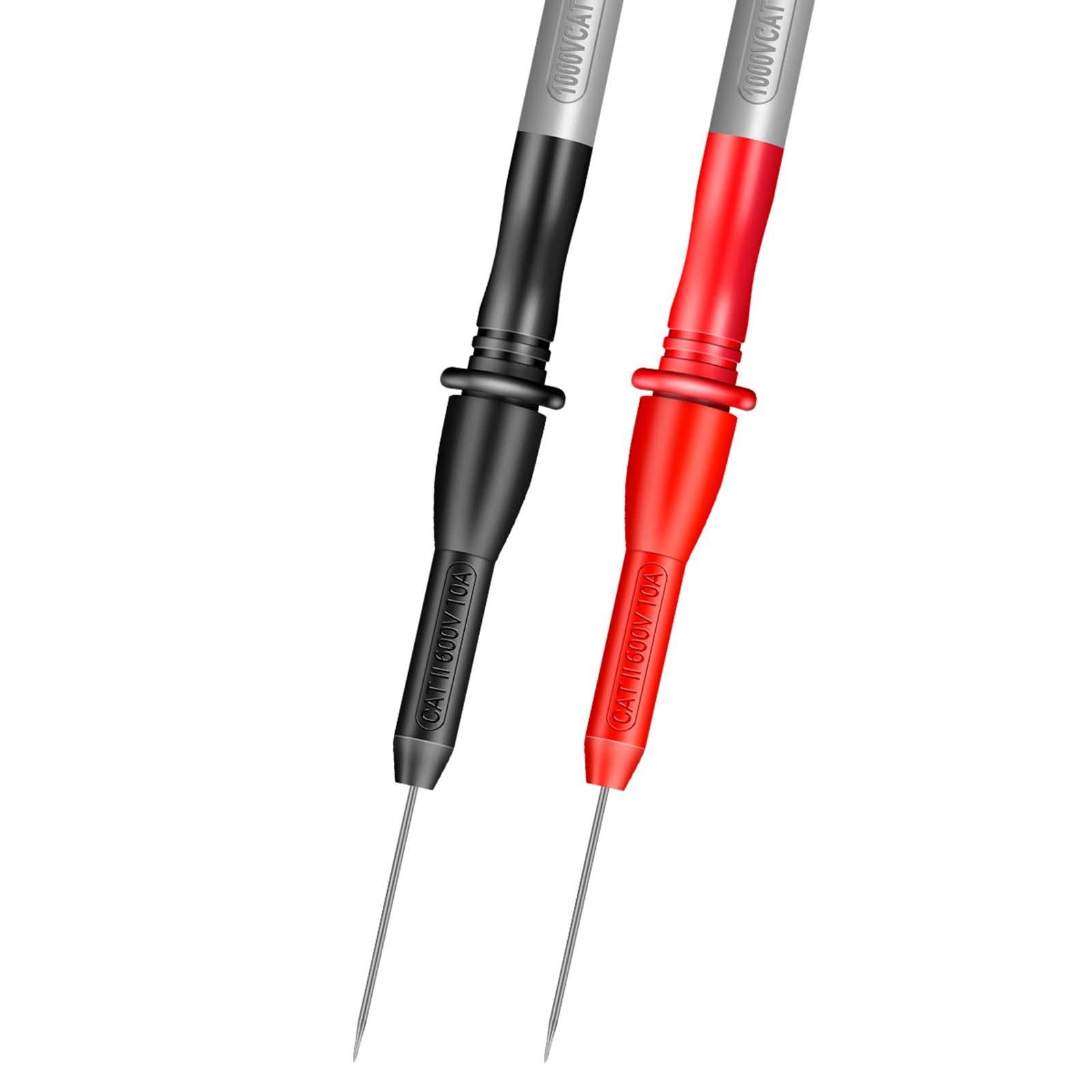 2x Test Probe Pins Needle Test Probes Brass Plated 2mm Socket for Car Tester