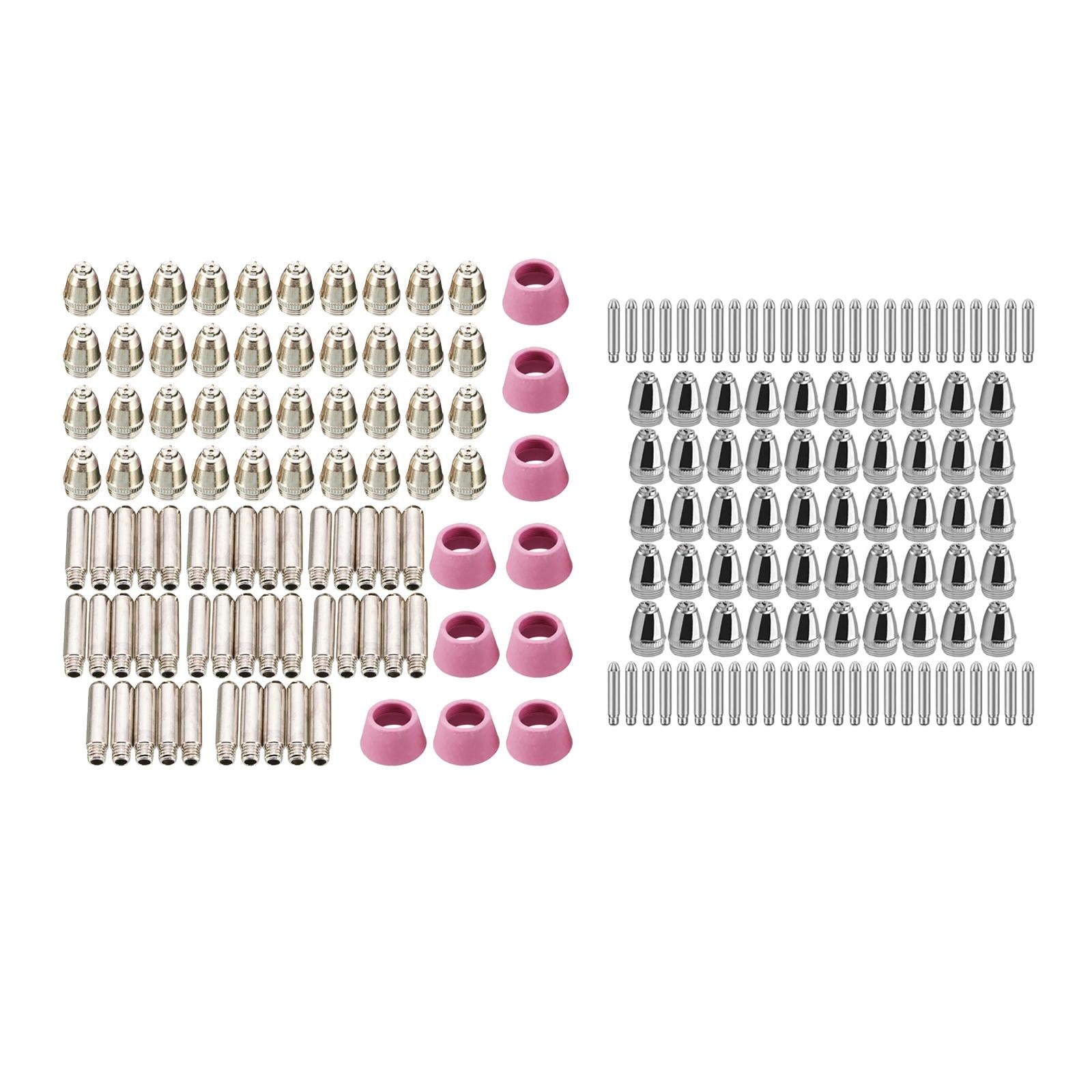 Plasma Electrode Nozzle Tip Copper for Ag60 Wsd60 Cutter Torch Replacement 90PCS