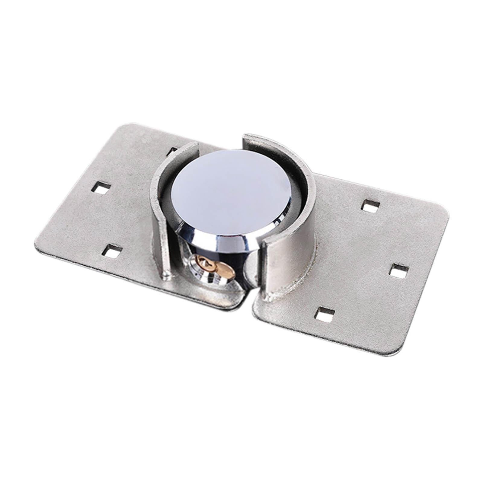 Hidden Shackle Padlock Chrome Plated for Trucks Warehouse Commercial Vehicle