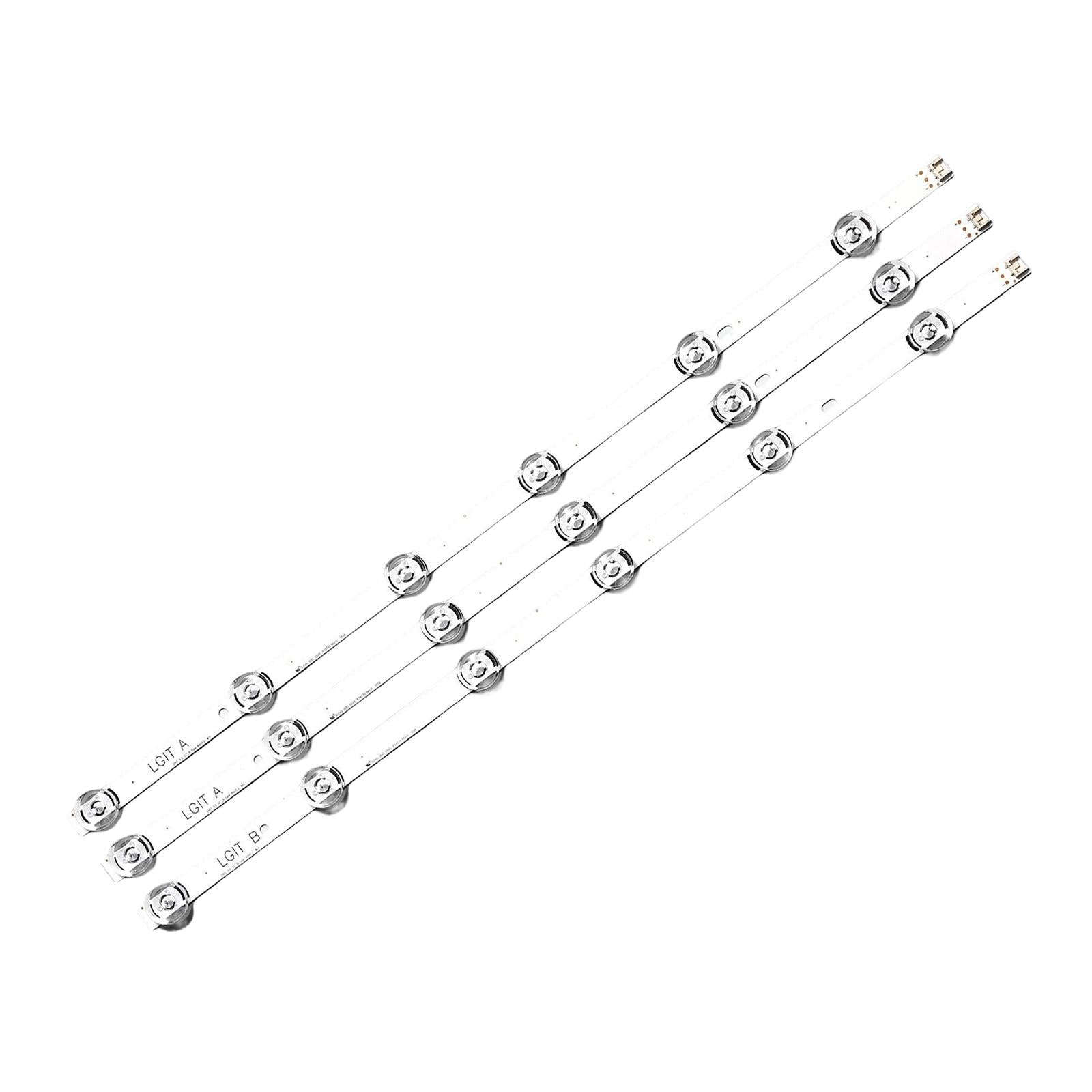 3x LED Strip Lights TV Accessories Television Replacement Parts for LG32