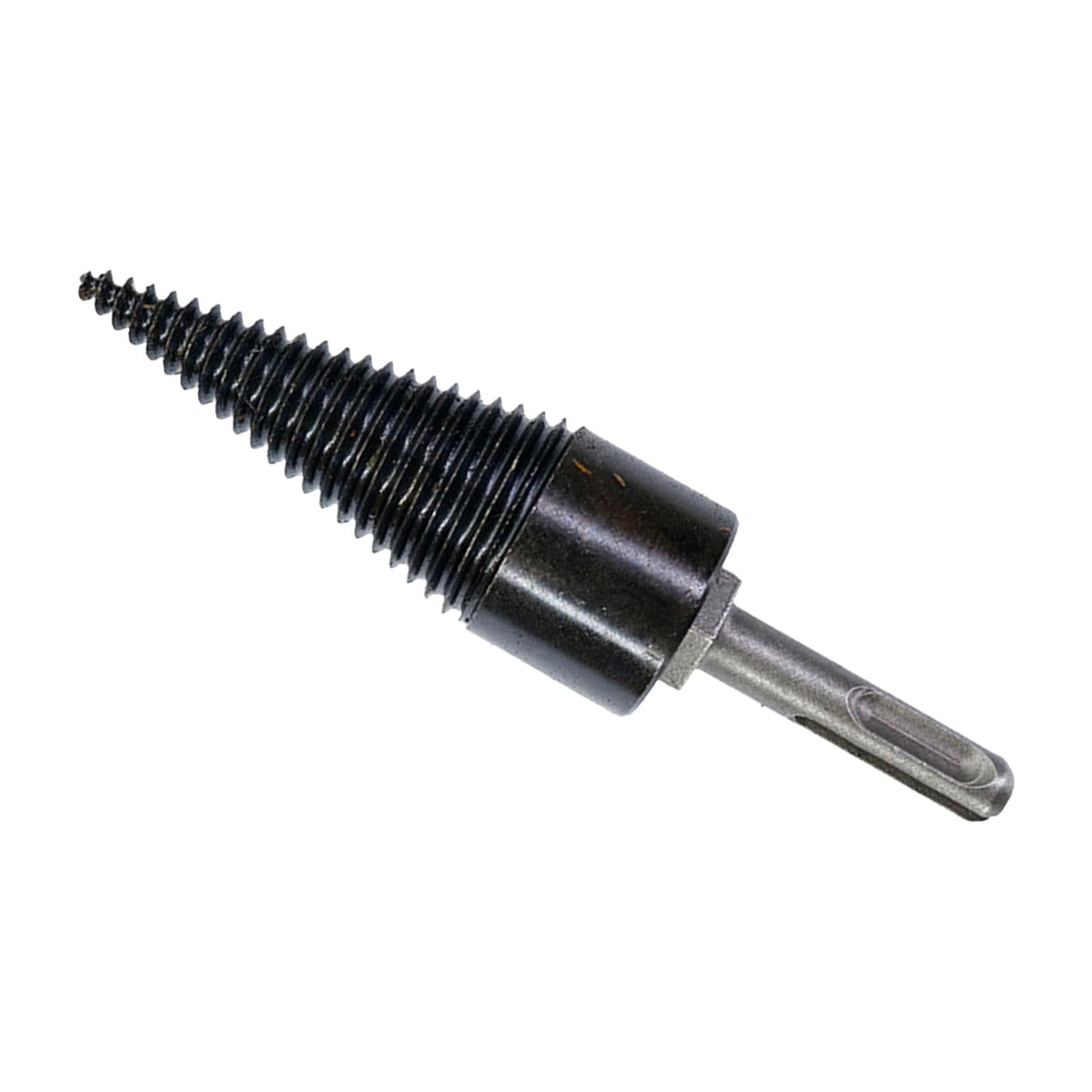 Firewood Drill Bit Timber Breaking Chopper Bits Reamer Woodworking Tools 32mm Round Shaft