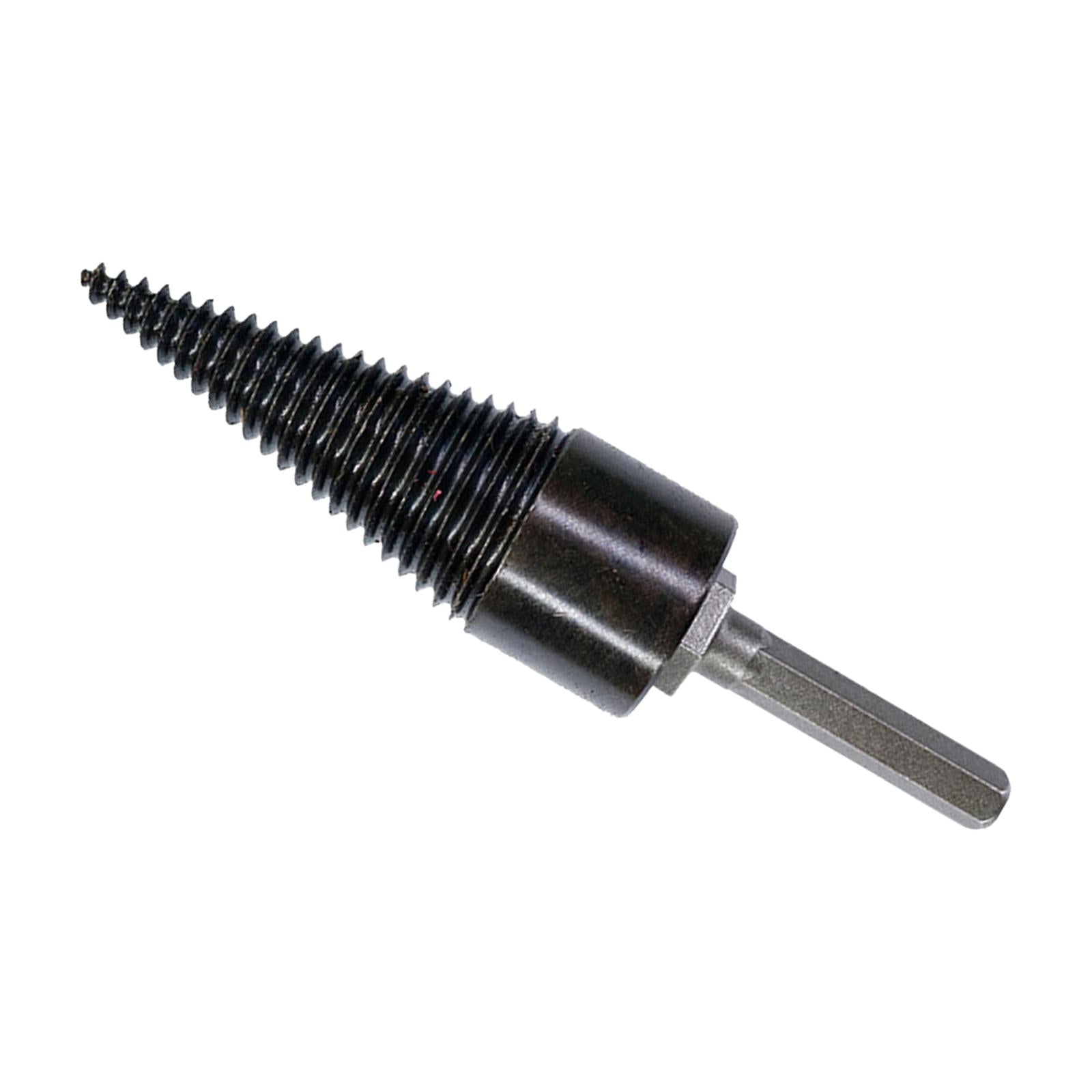 Firewood Drill Bit Timber Breaking Chopper Bits Reamer Woodworking Tools 32mm Hex Shaft