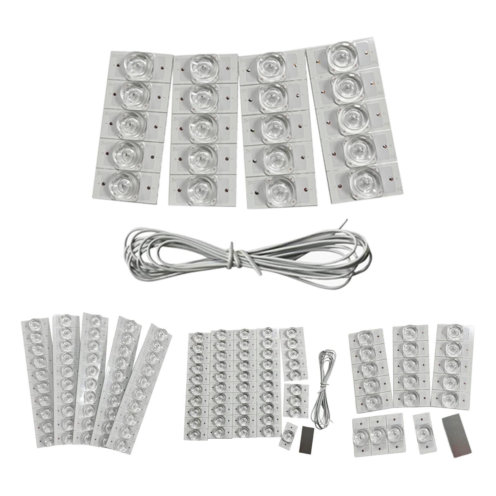SMD Lamp Beads LED Backlight Strip Parts Emitting for Video Indoor Lighting 50pcs