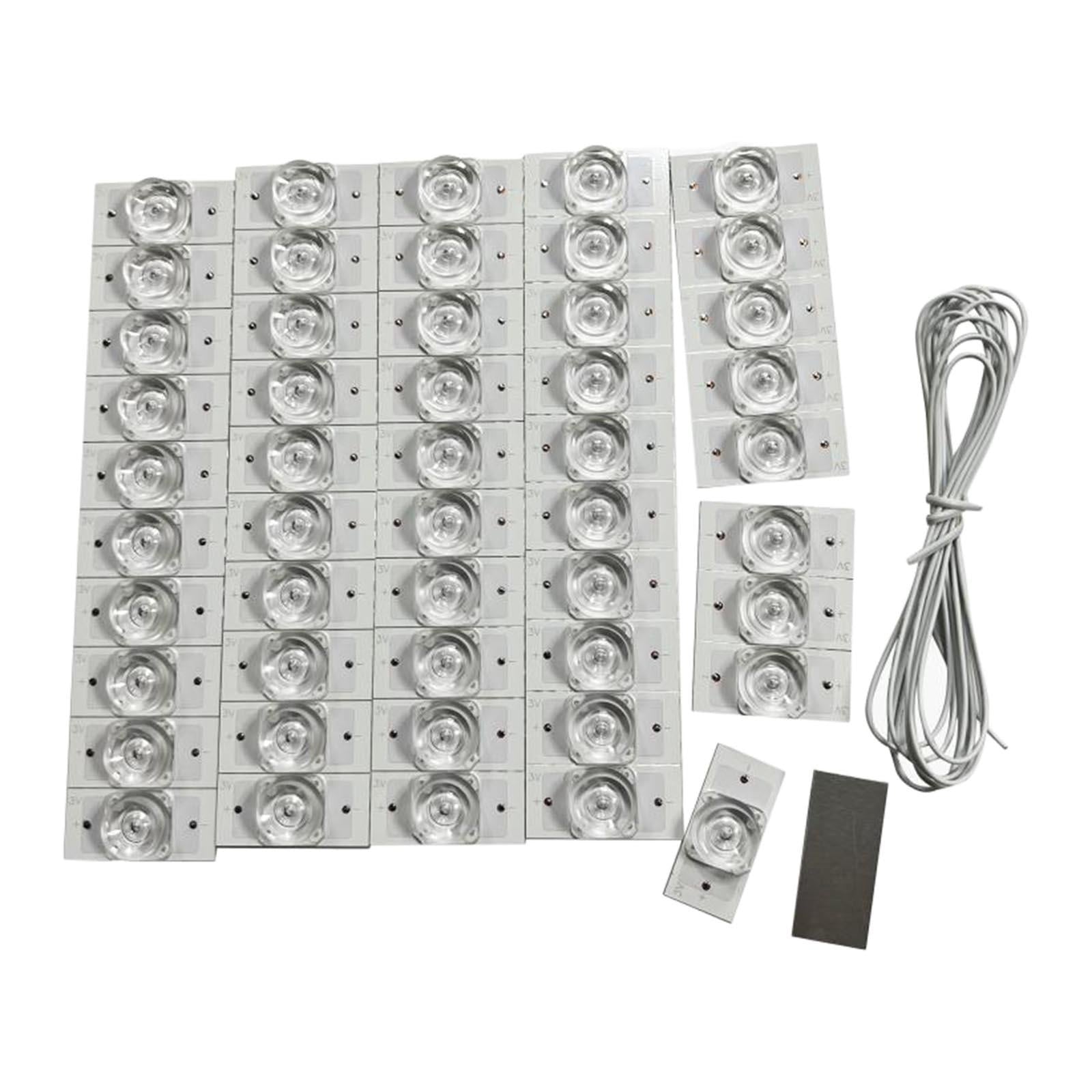 SMD Lamp Beads LED Backlight Strip Parts Emitting for Video Indoor Lighting 50pcs with Line
