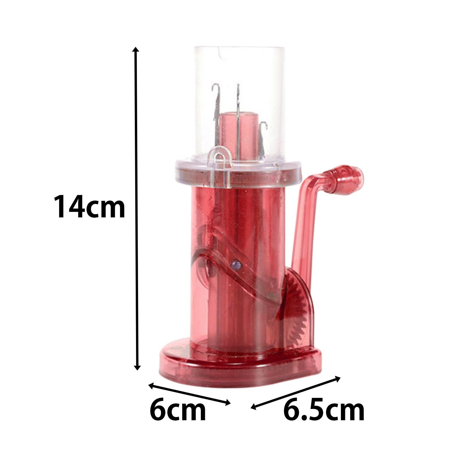 Manual Knitting Machine for Fishtail Button Knots Spiral Loop Knots Pink