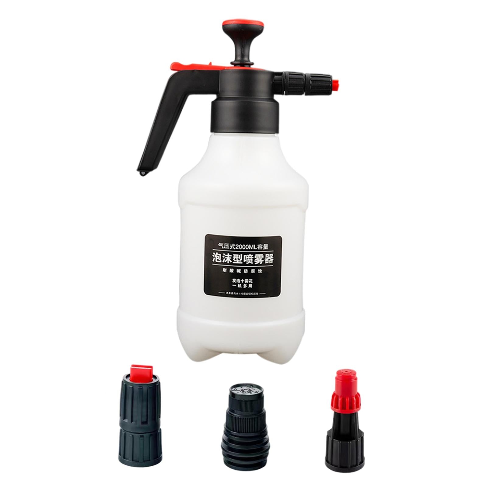 Car Hand Pump Pressure Foam Sprayer Portable Foam Cannon Car Wash 2000ml