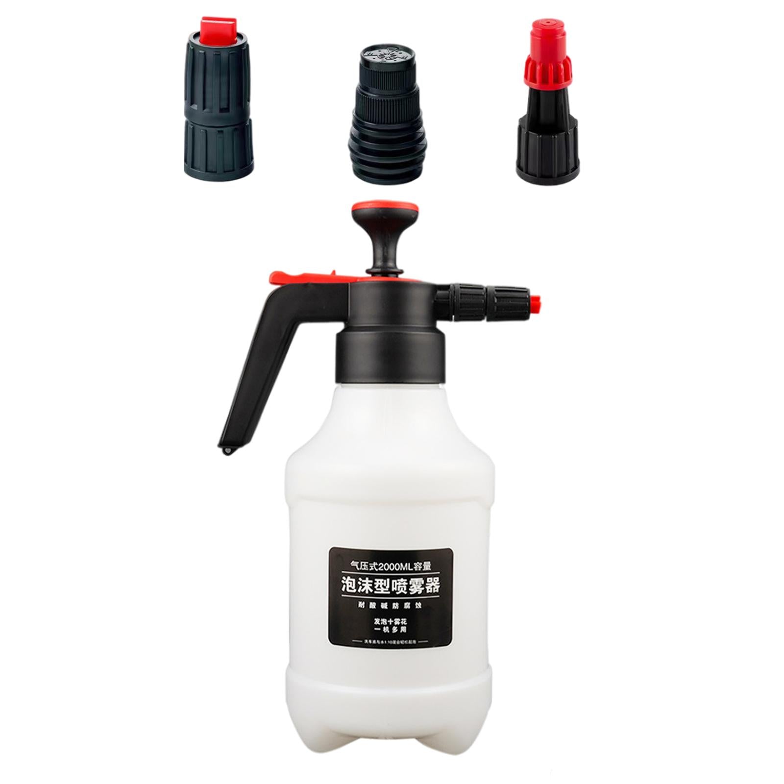Car Hand Pump Pressure Foam Sprayer Portable Foam Cannon Car Wash 2000ml