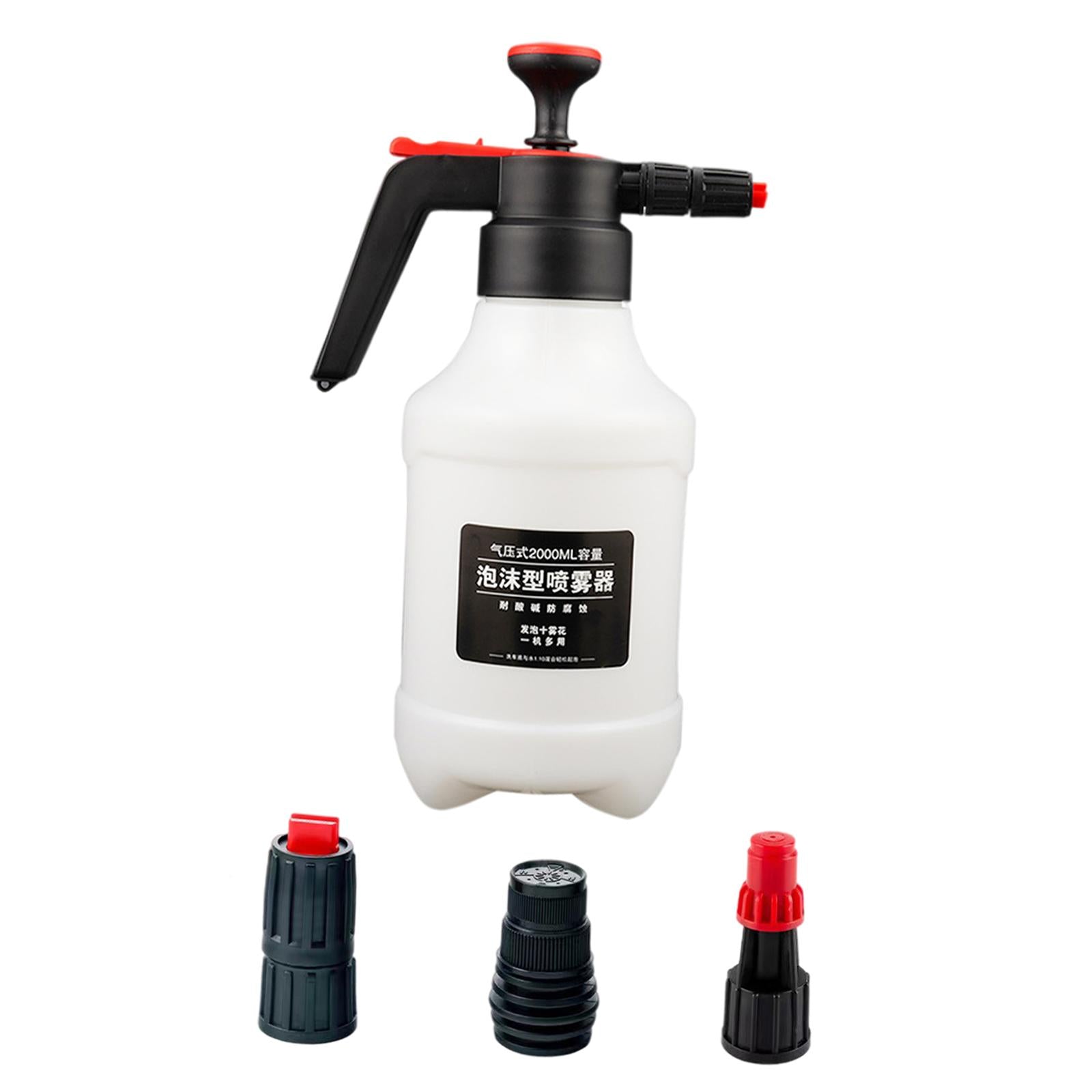 Car Hand Pump Pressure Foam Sprayer Portable Foam Cannon Car Wash 2000ml