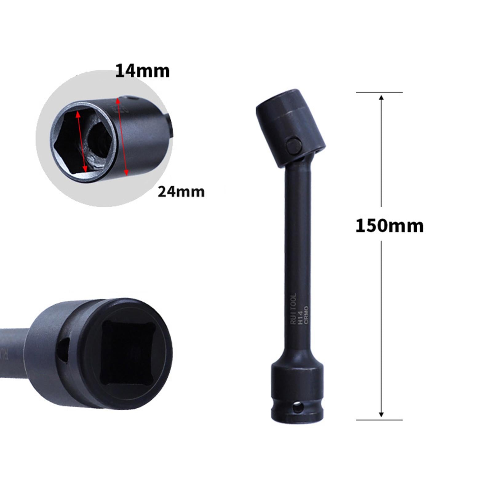 1PC Universal Sleeve Socket Wrench Large Torque Hand Tool for Auto Repair H14 150mm