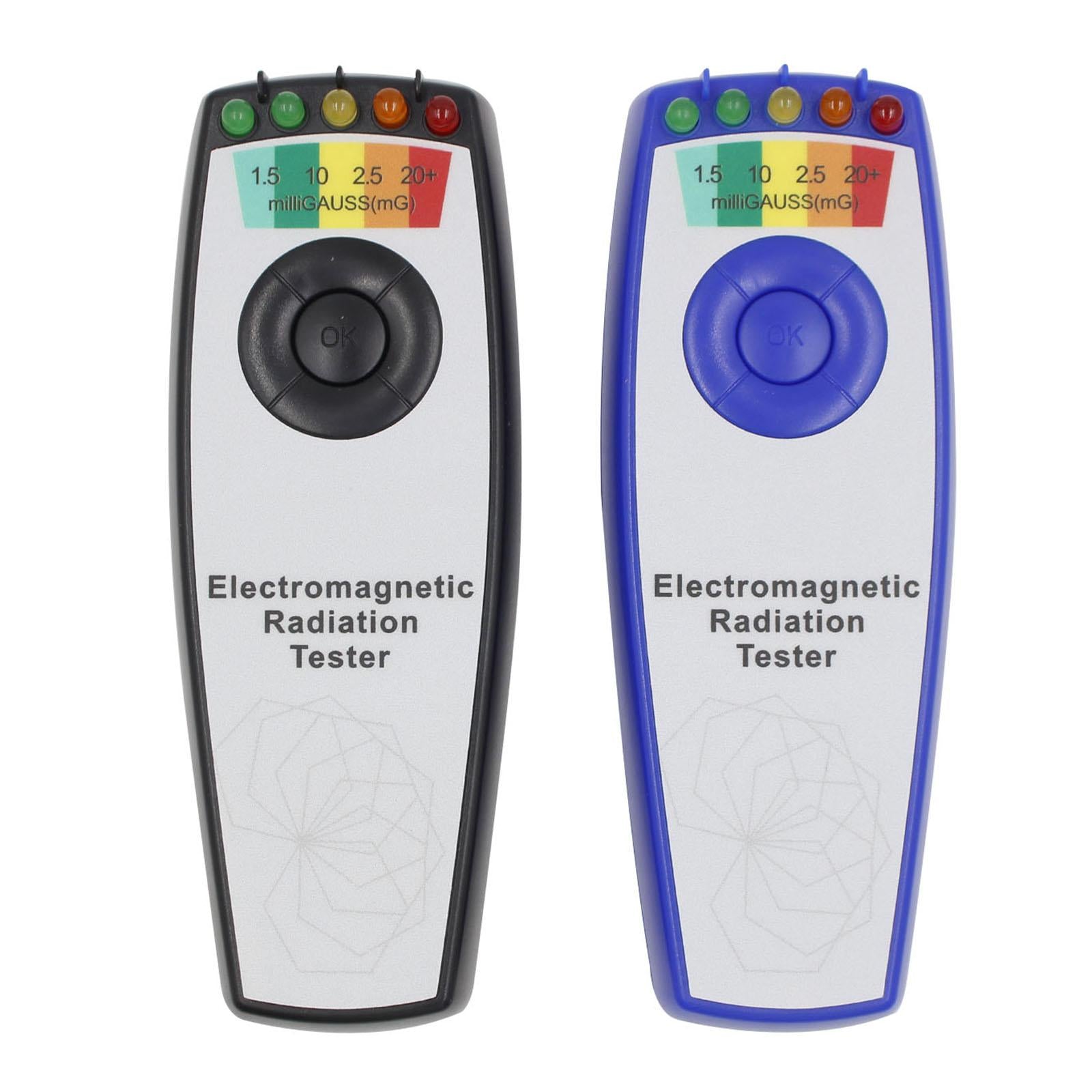 Radiation Detector Electromagnetic Field Paranormal Handheld Emf Meter Black(Without)