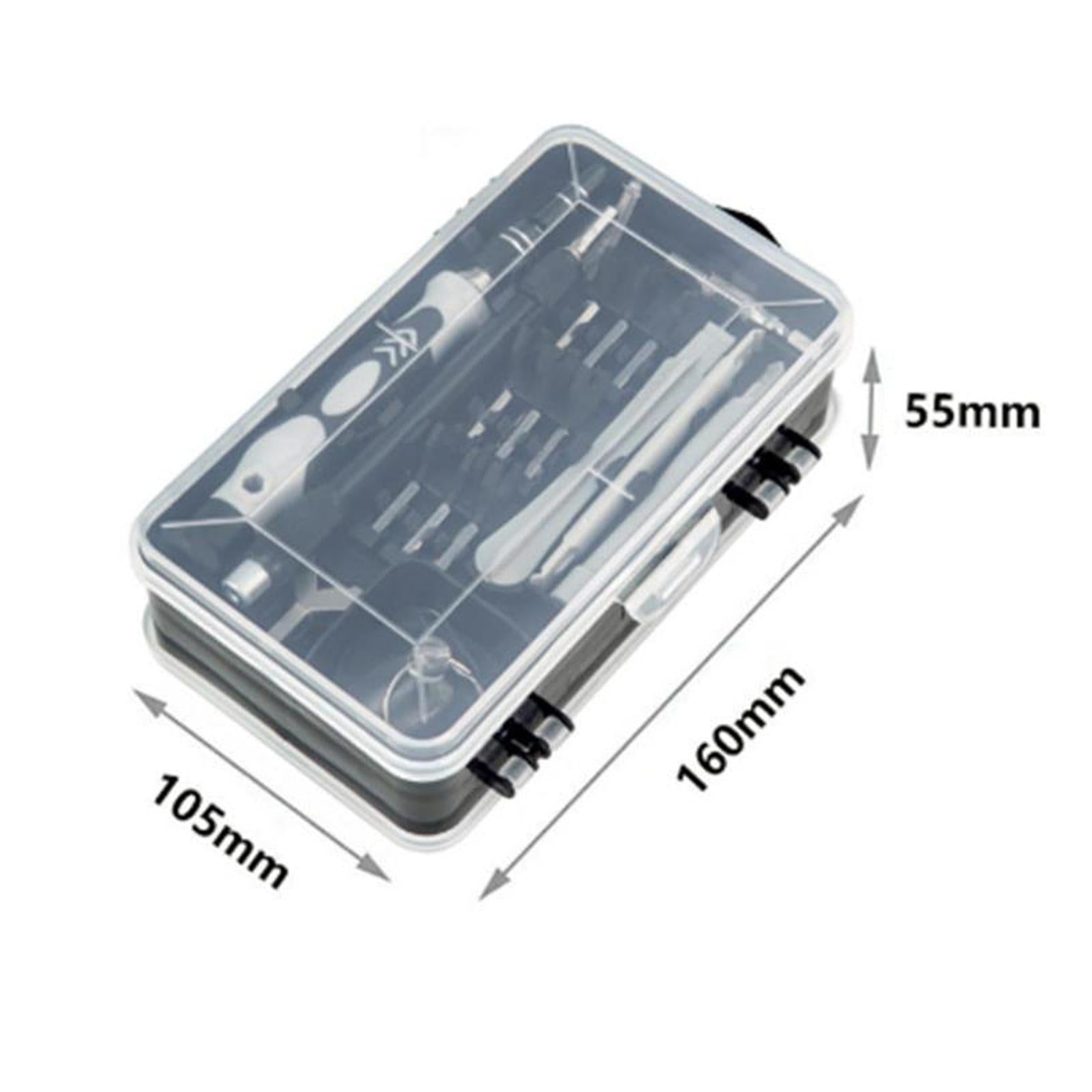 138 in 1 Screwdriver Kit Repair Tool Kits with Case for Cellphone DIY Laptop Black