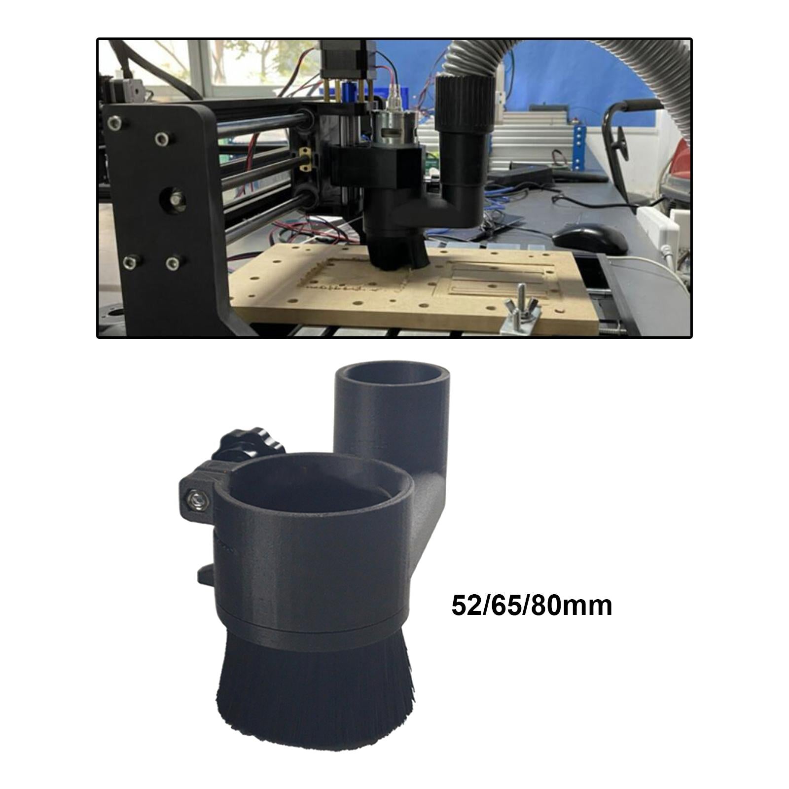 CNC Engraving Machine Spindle Dust Shoe Cover for Door Engraving Machine 52mm