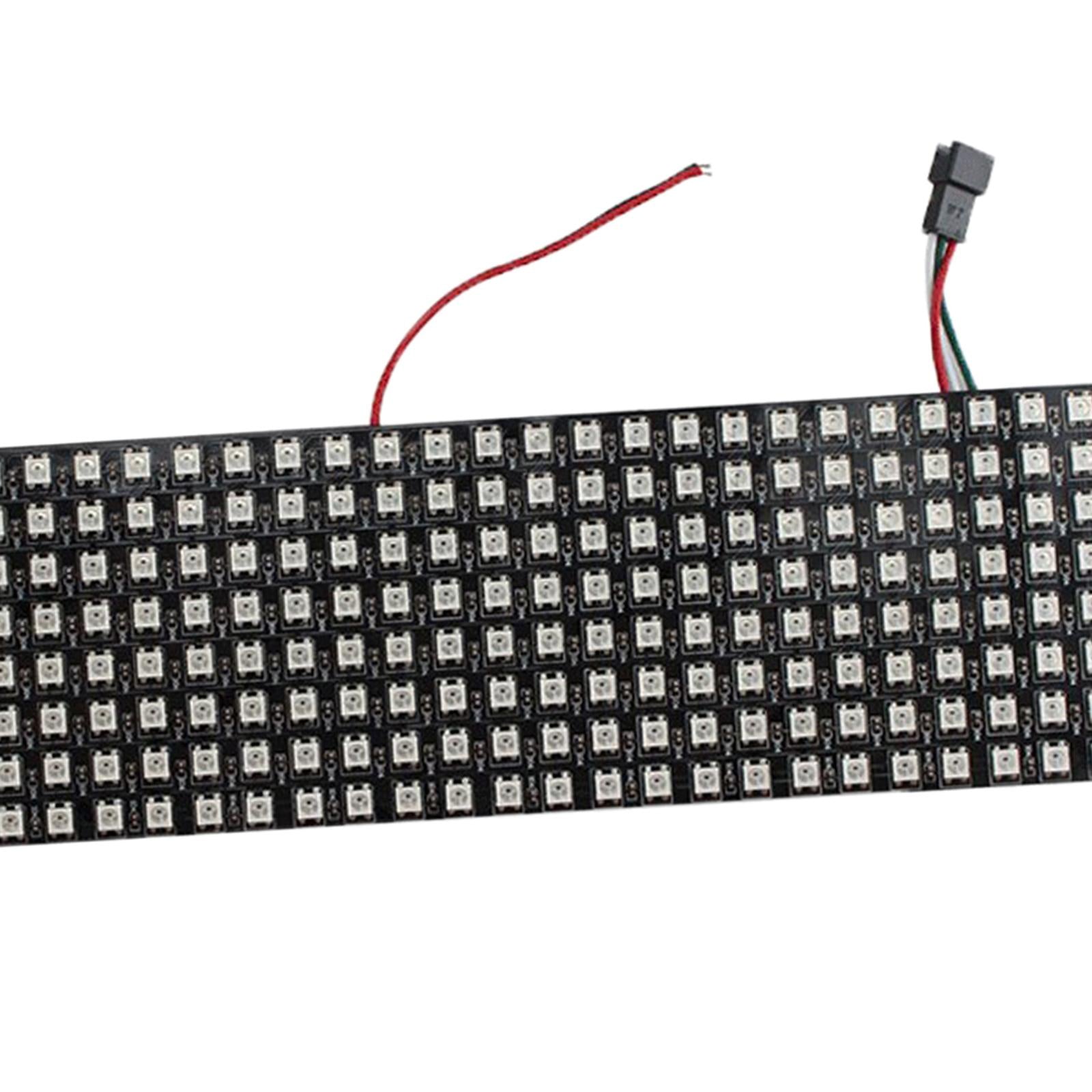 LED Pixels Matrix Panel WS2812B RGB Digital Image Video Text Display 8x32cm