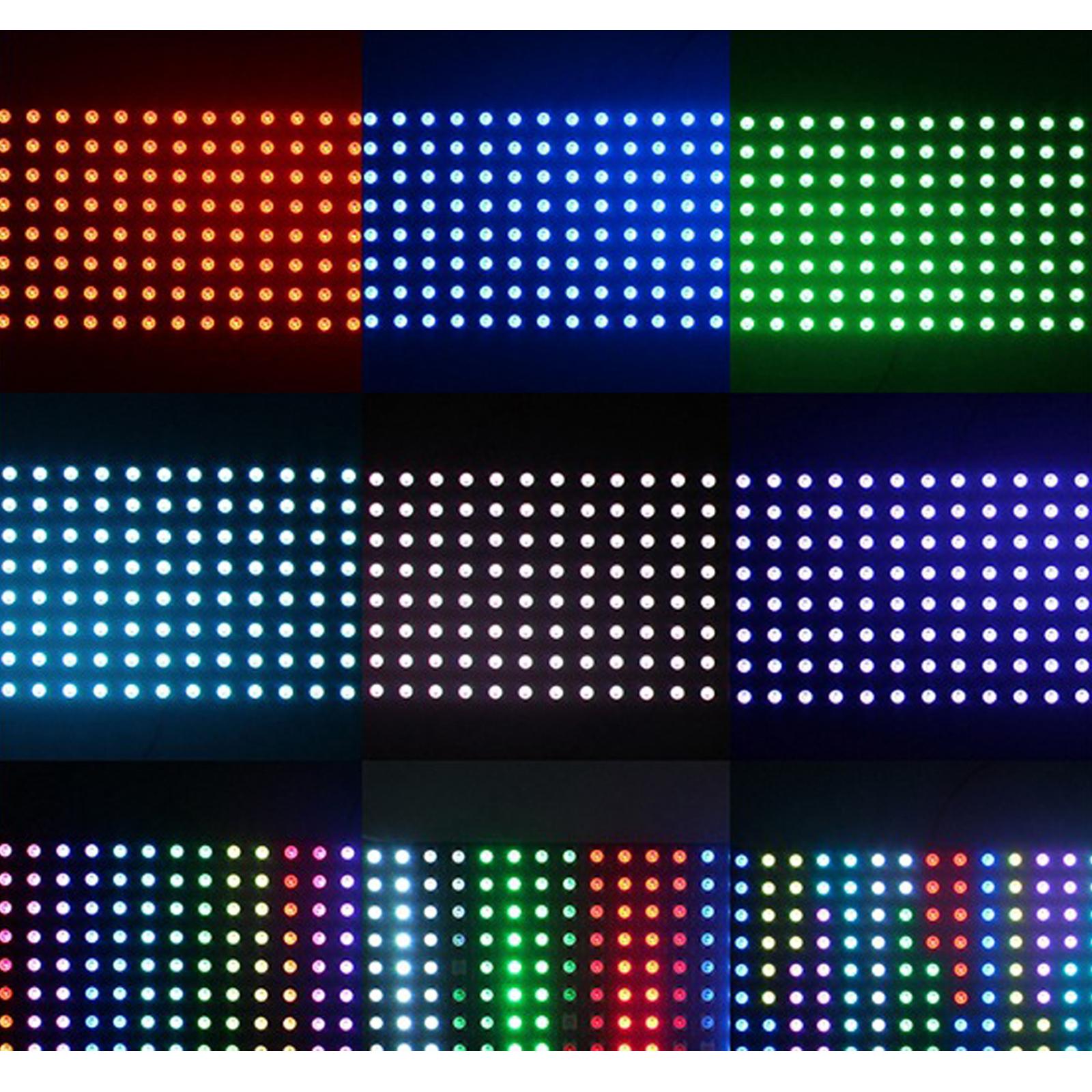 LED Pixels Matrix Panel WS2812B RGB Digital Image Video Text Display 8x32cm