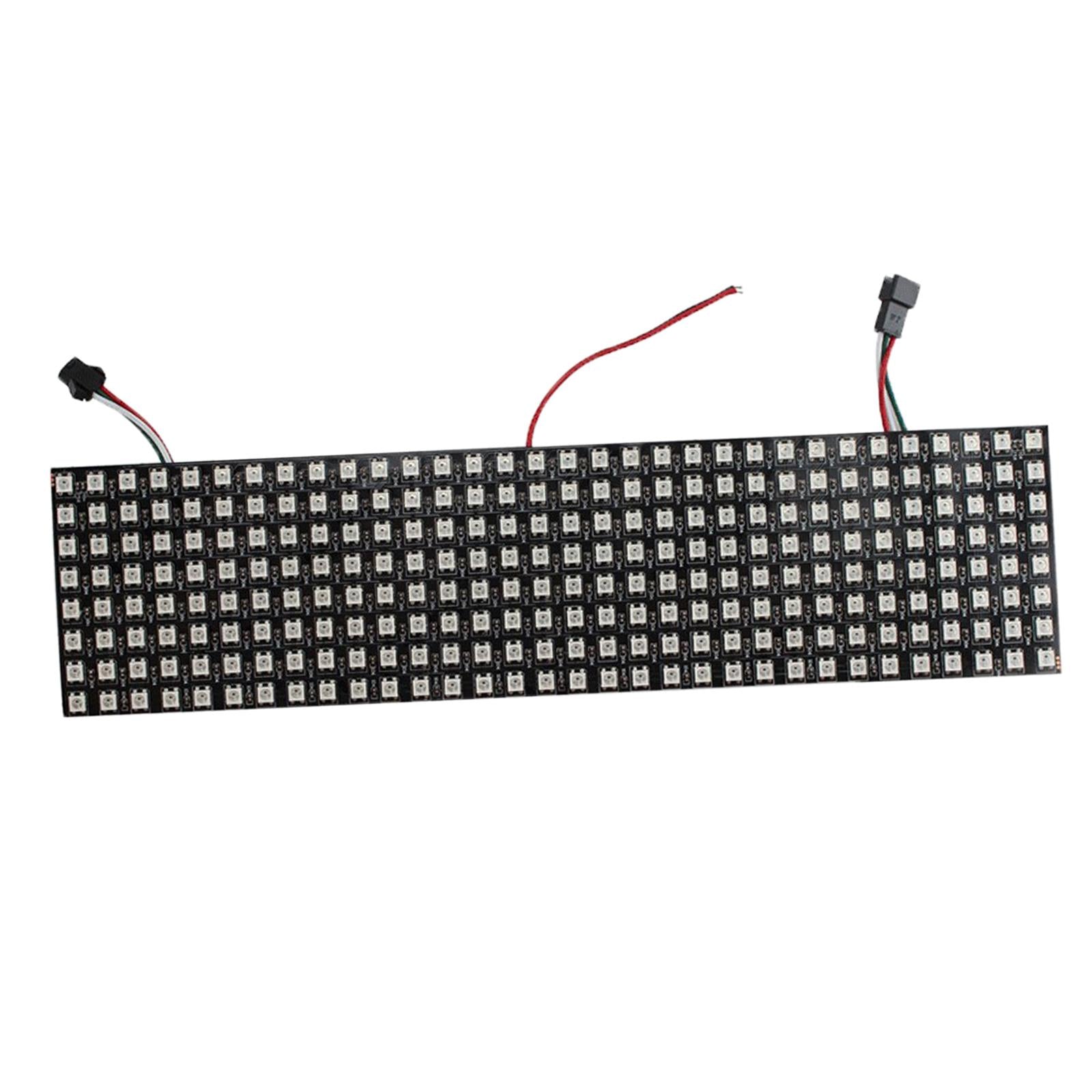 LED Pixels Matrix Panel WS2812B RGB Digital Image Video Text Display 8x32cm
