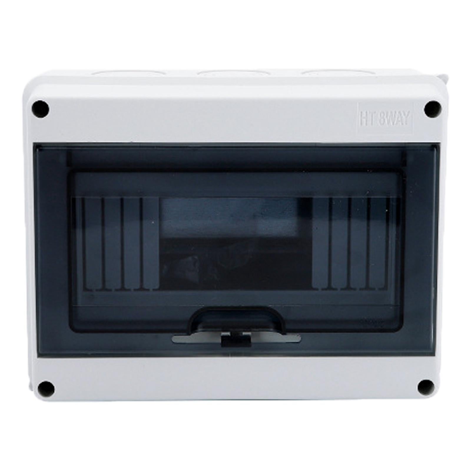 IP66 Waterproof Electrical Distribution Enclosure Outdoor Panel Box 8 Way