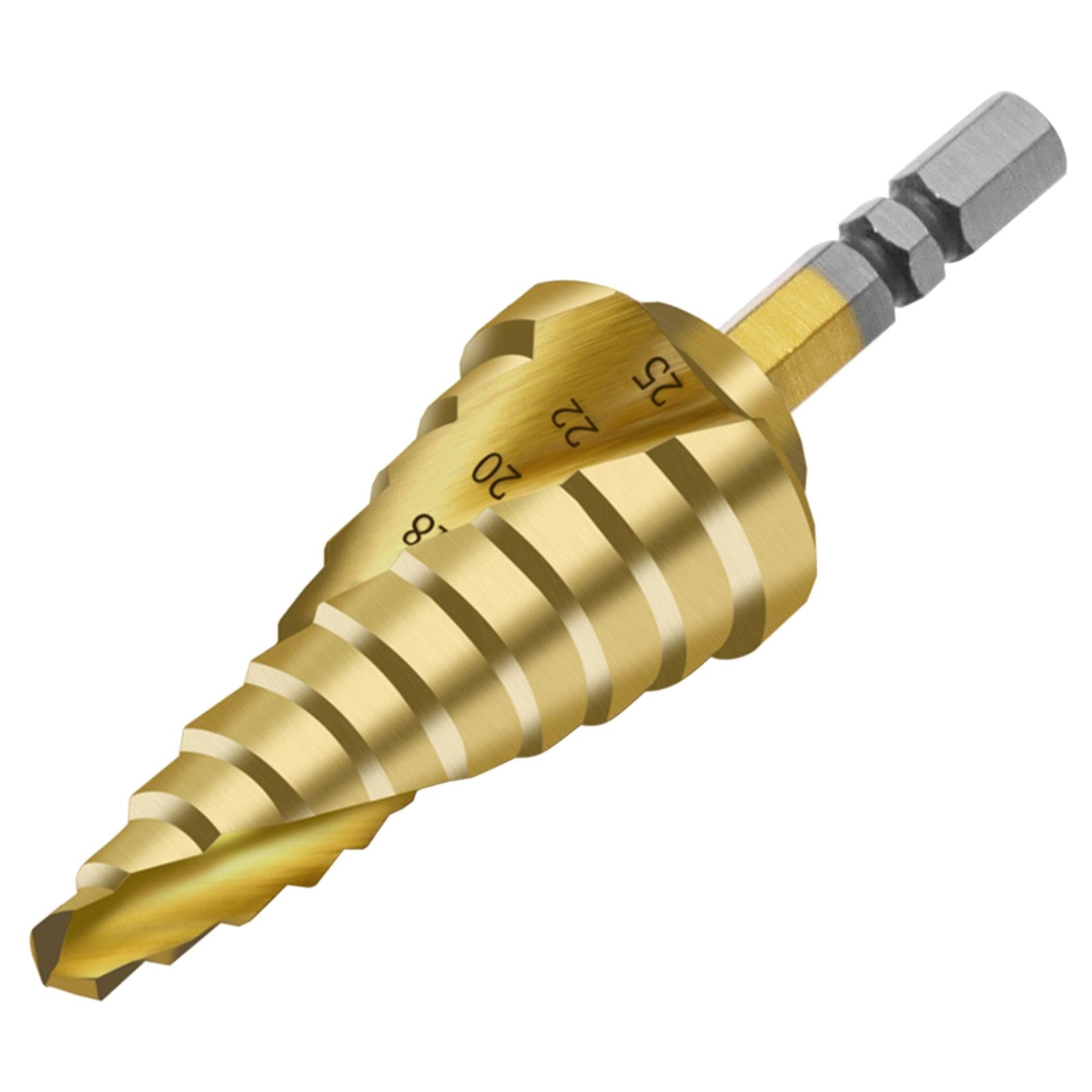 Portable HSS Spiral Grooved Reaming Drill for Wood Drilling Hole Electrician