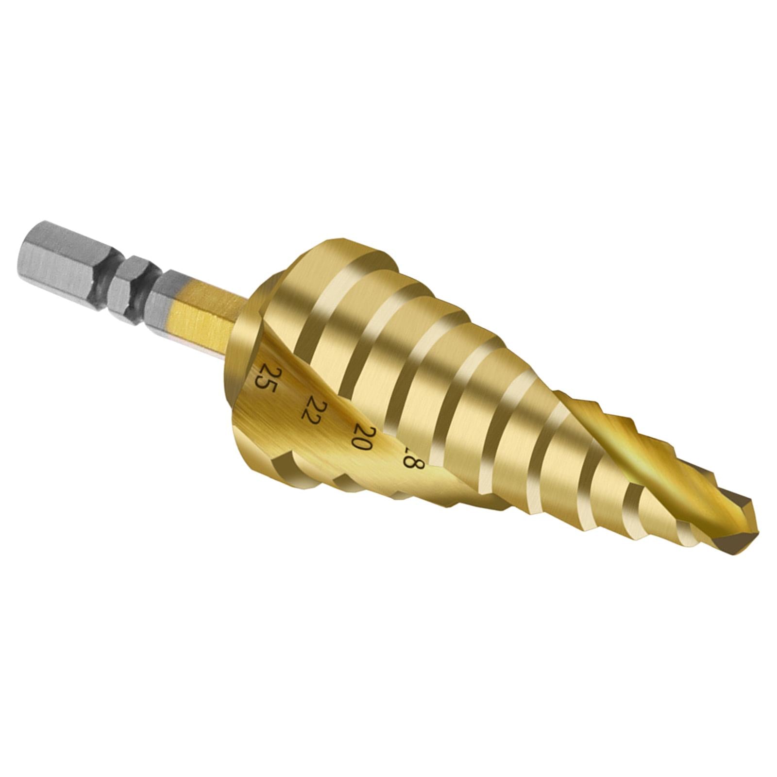 Portable HSS Spiral Grooved Reaming Drill for Wood Drilling Hole Electrician