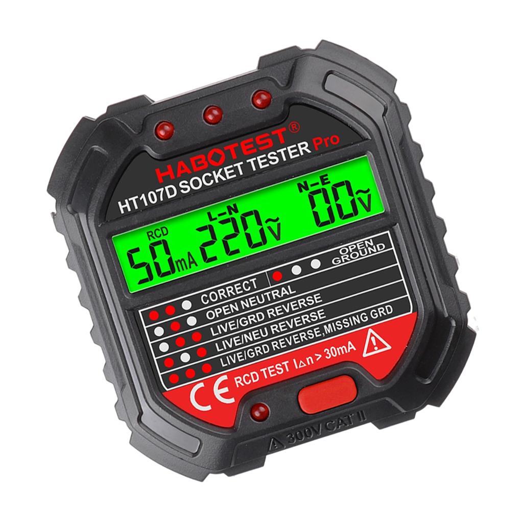 Portable Socket Tester Circuit Analyzer Plug Breaker Finder Voltage Detector