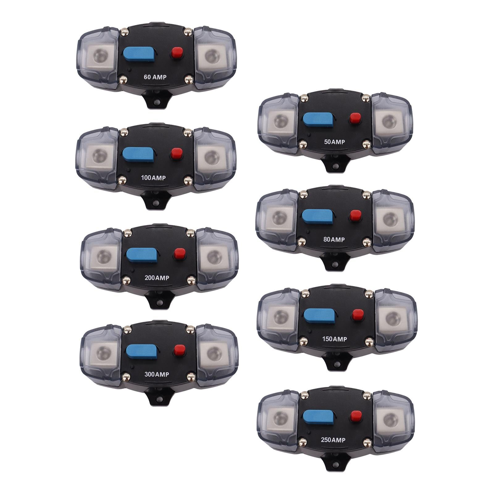Circuit Breaker Inline Fuse Block Holders Inverter for Truck Automotive 50A
