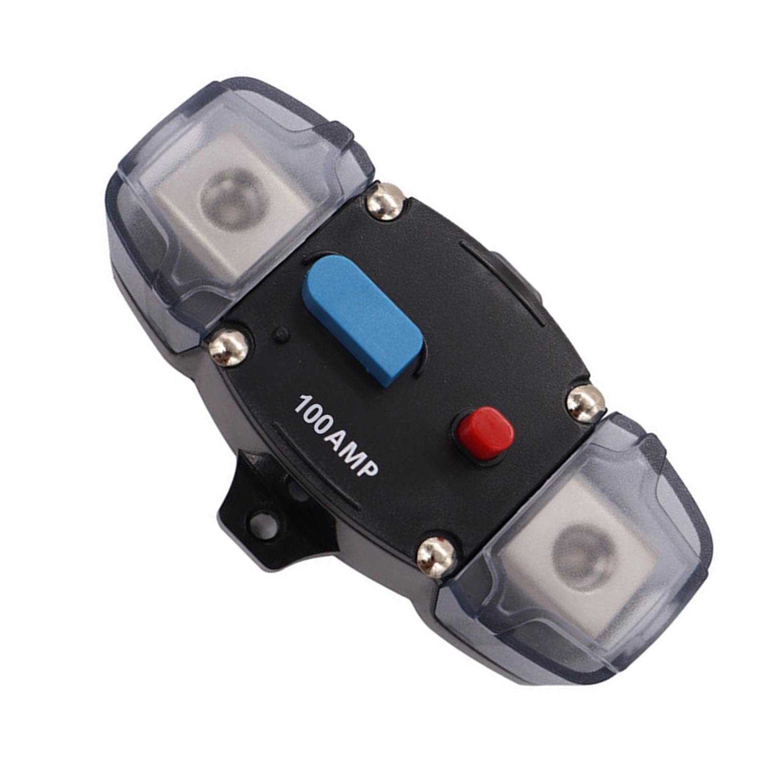 Circuit Breaker Inline Fuse Block Holders Inverter for Truck Automotive 100A