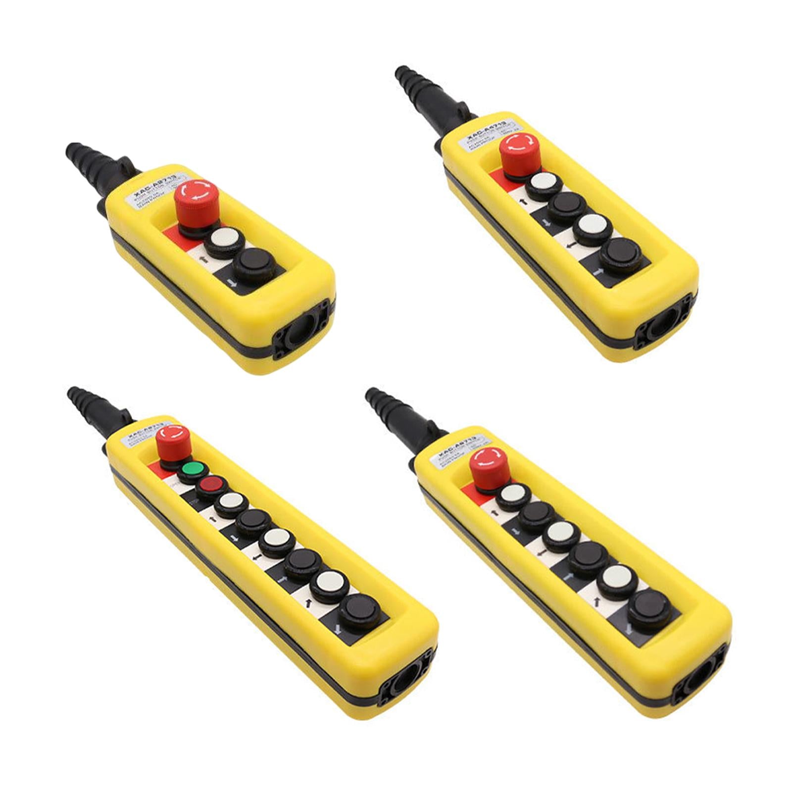 Rainproof Hoist Crane Push Momentary IP65 Waterproof for Hoist Crane Control XAC A4713