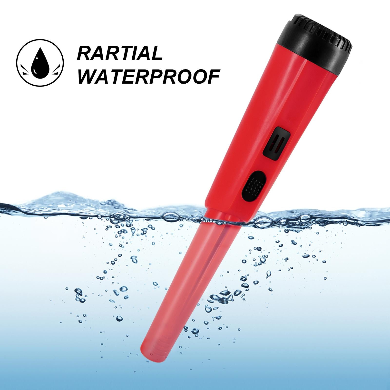 Pinpointing Metal Detector Waterproof ProPointer & Holster Red