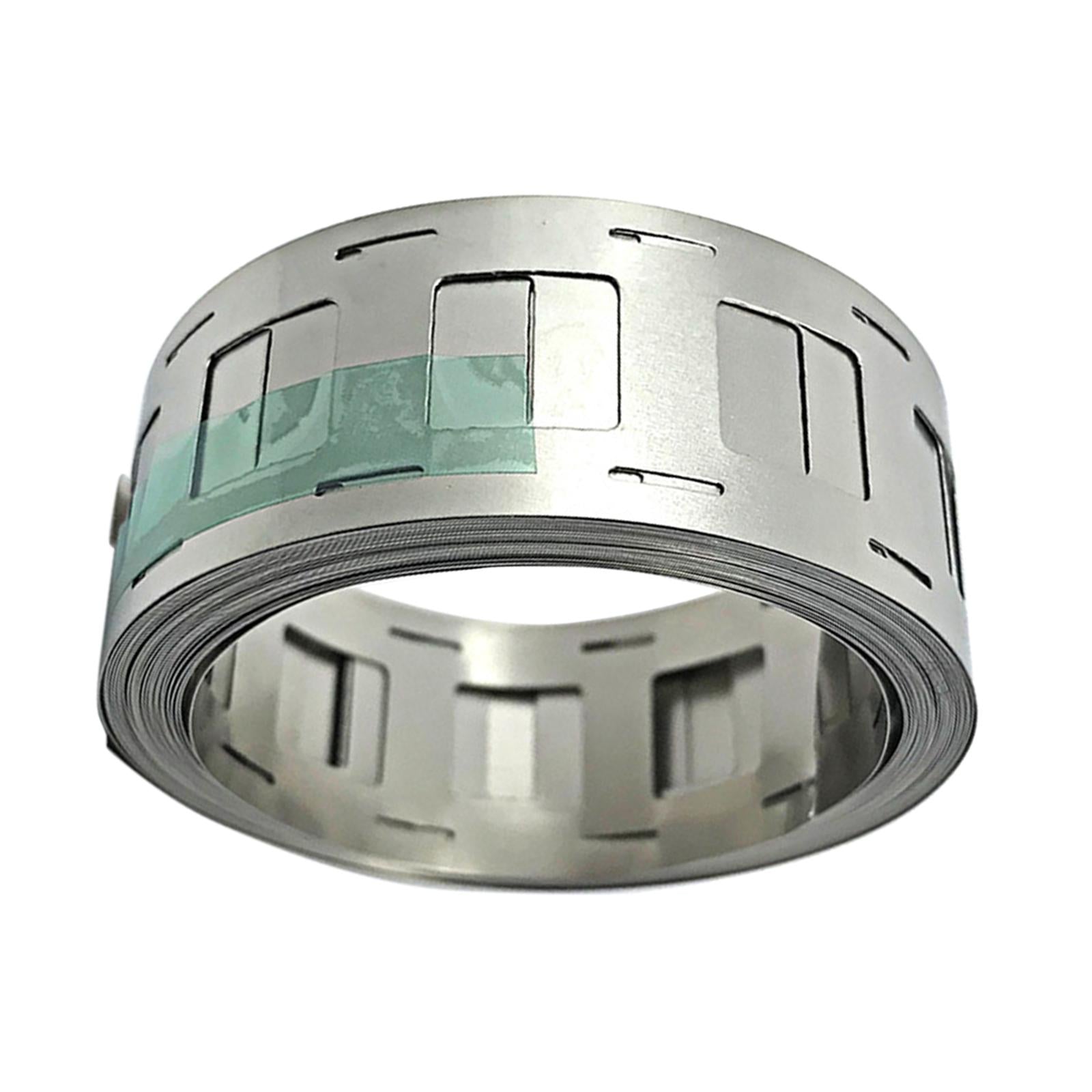 Nickel Plated Steel Strap Strip 0.15x20.2x27mm for 18650 Battery Spot Welder