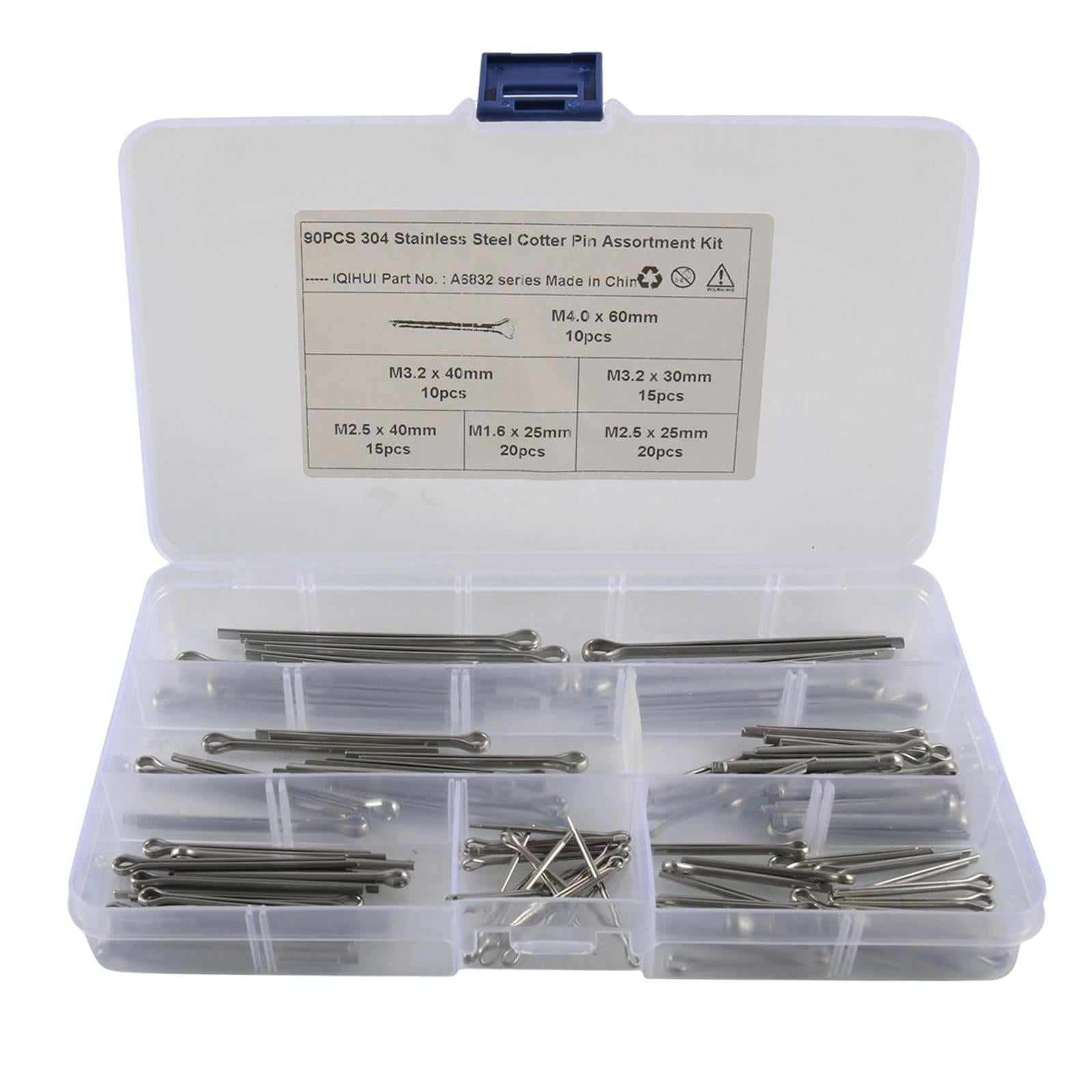 Cotter Pin Assortment Kit Assortment Tool for Mechanics Lawn Mowers Cars