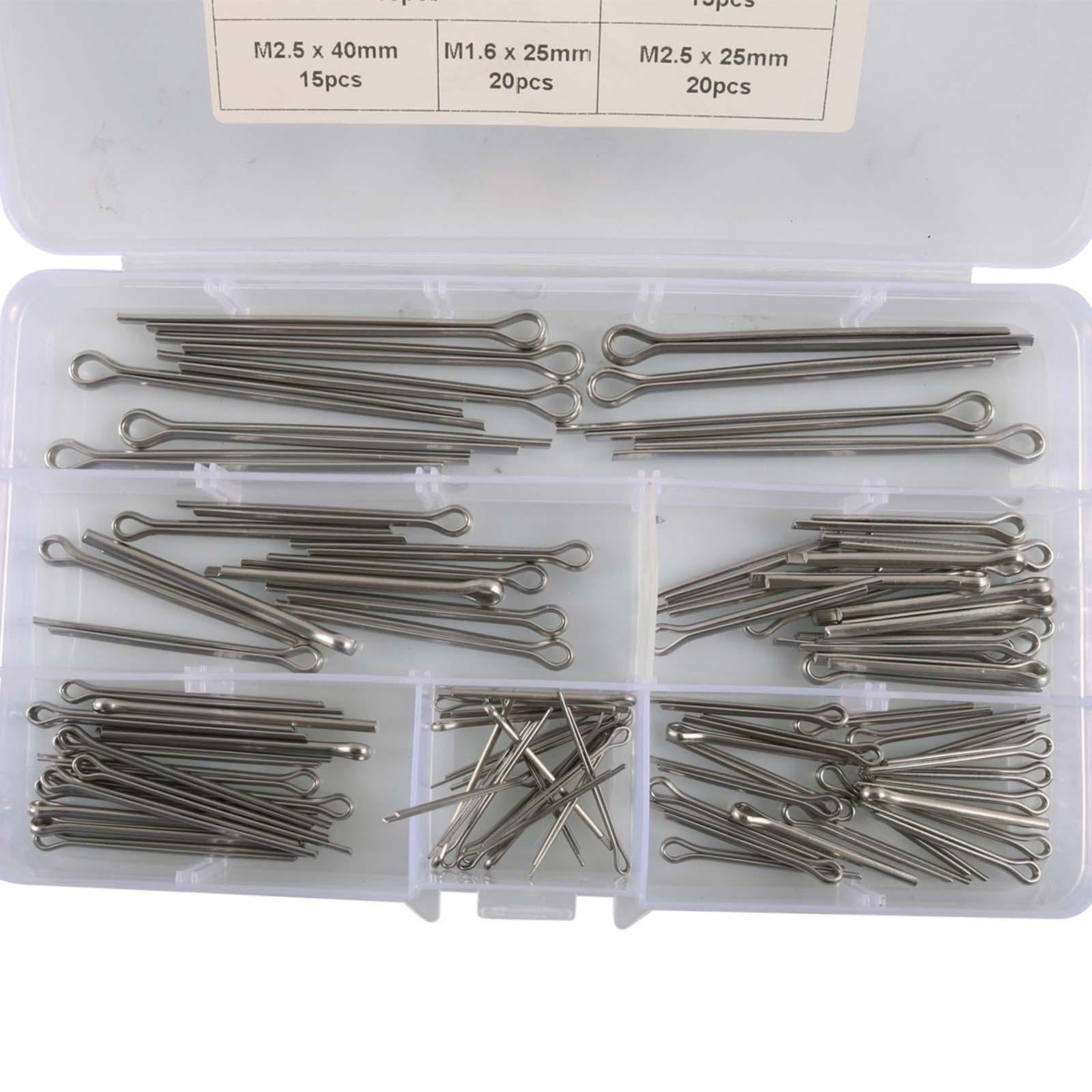 Cotter Pin Assortment Kit Assortment Tool for Mechanics Lawn Mowers Cars
