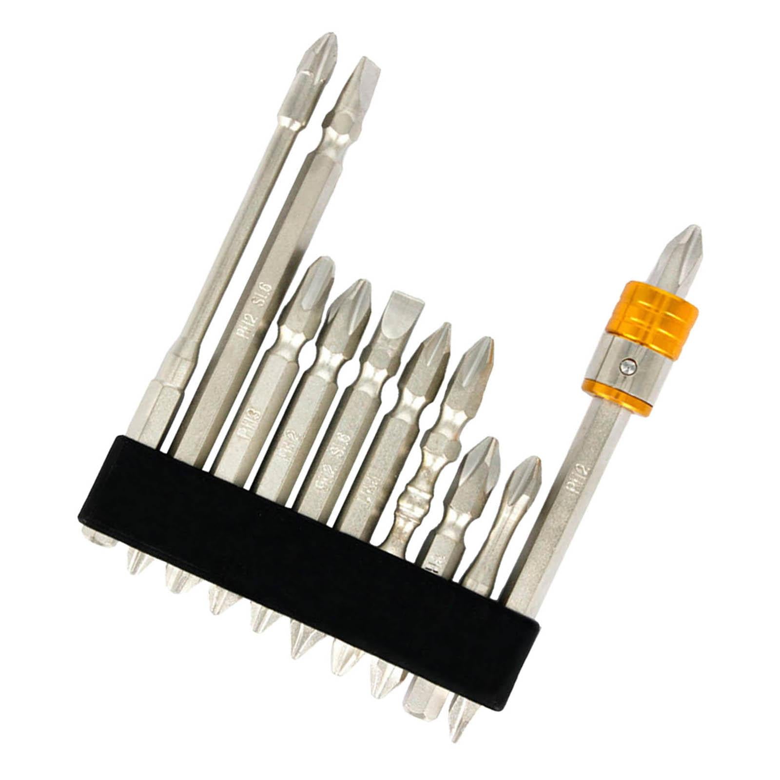 Electric Screwdriver Bits Hand Tools Anti Slip Screw Extractor 11Pcs